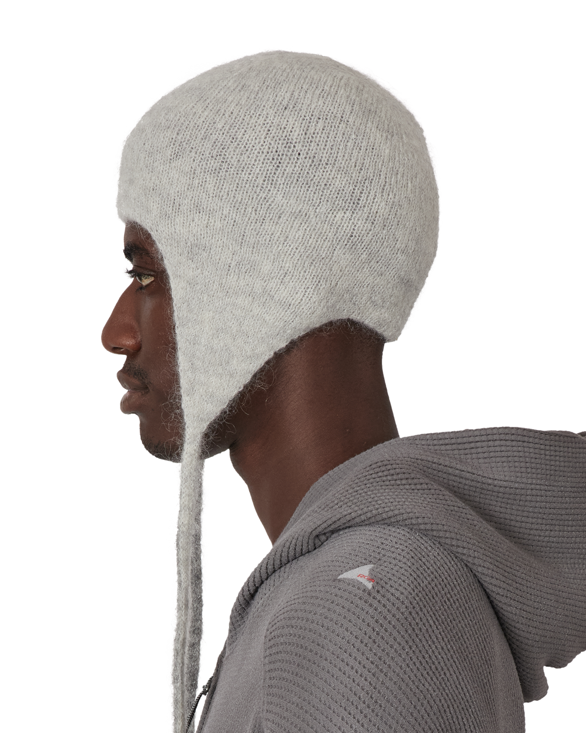 ROA Logo Mohair Bonnet Beanie J345239-ONE SIZE-White 9