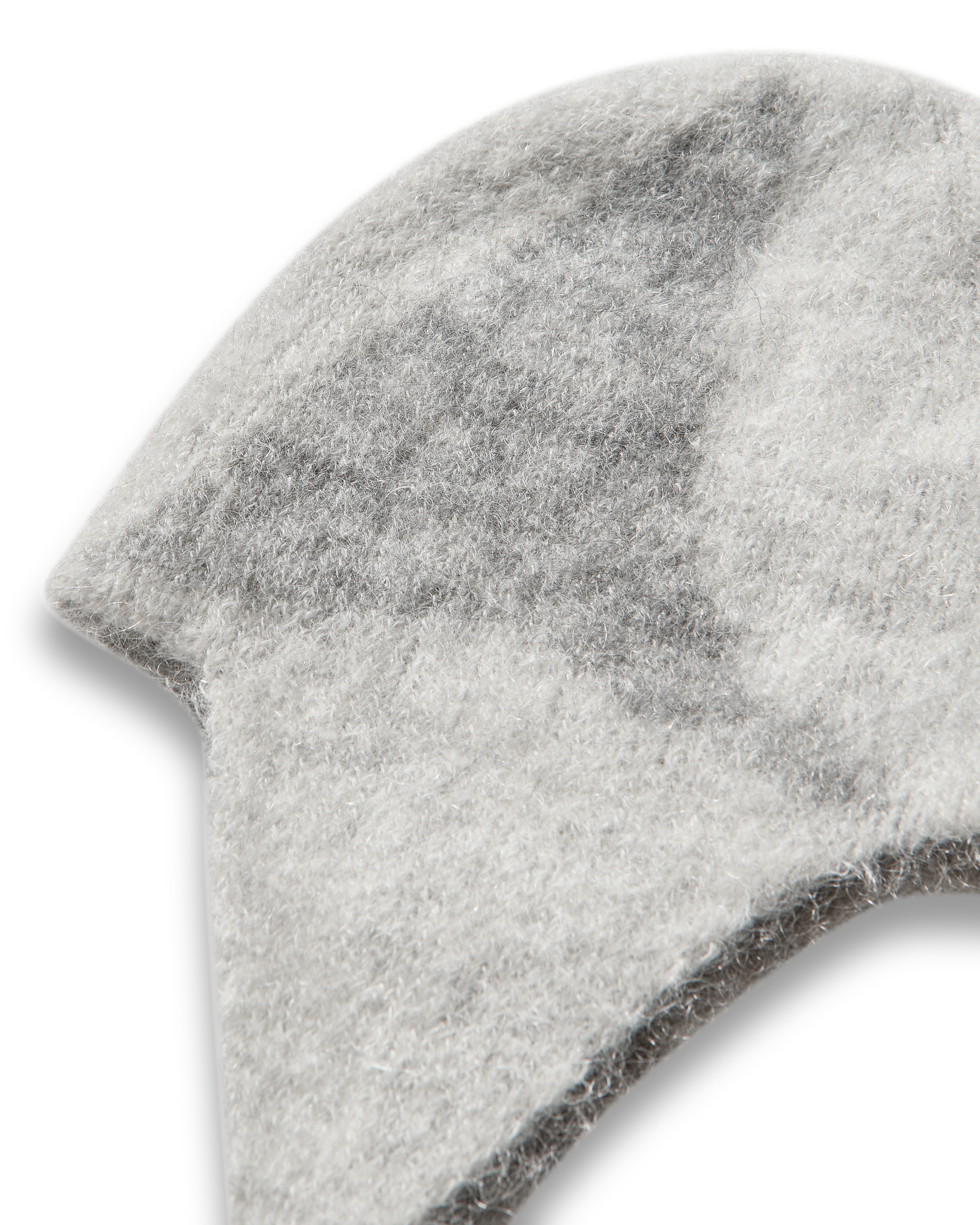 ROA Logo Mohair Bonnet Beanie J345239-ONE SIZE-White 5
