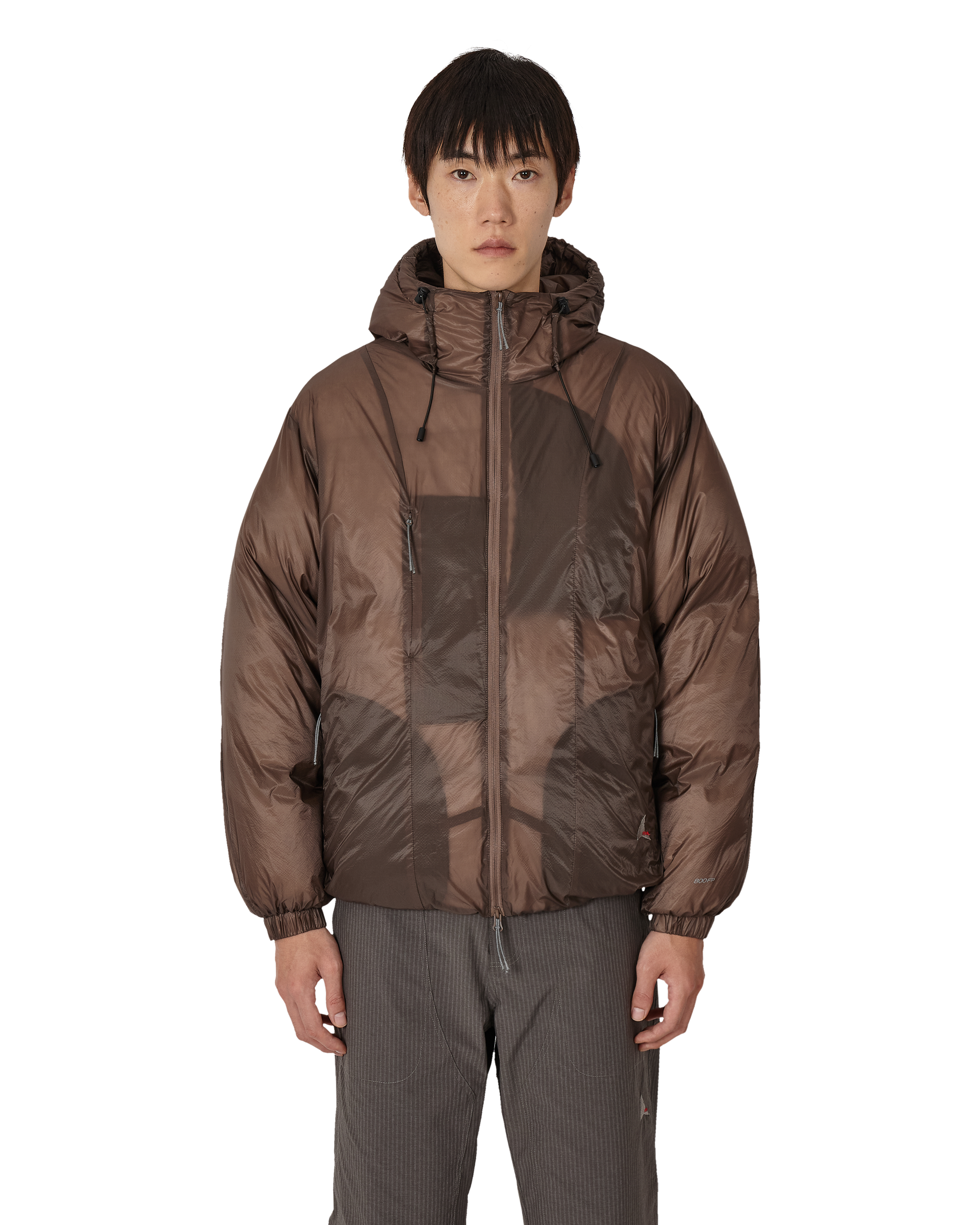 ROA Smooth 800 Fill Power Down Jacket J345769-S-Brown front