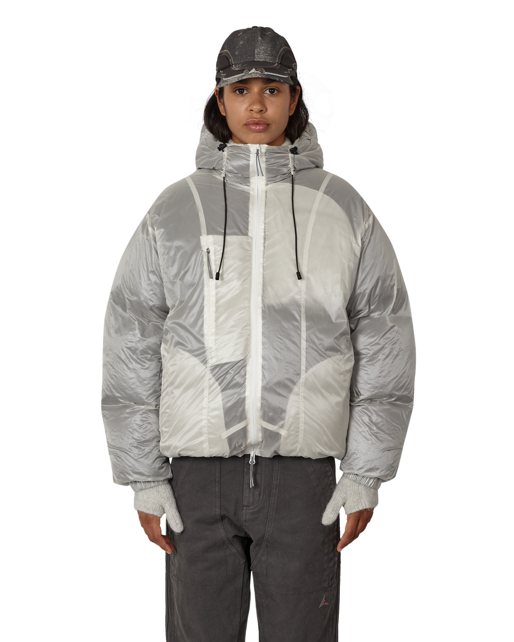 ROA Smooth 800 Fill Power Down Jacket J345770-S-White front