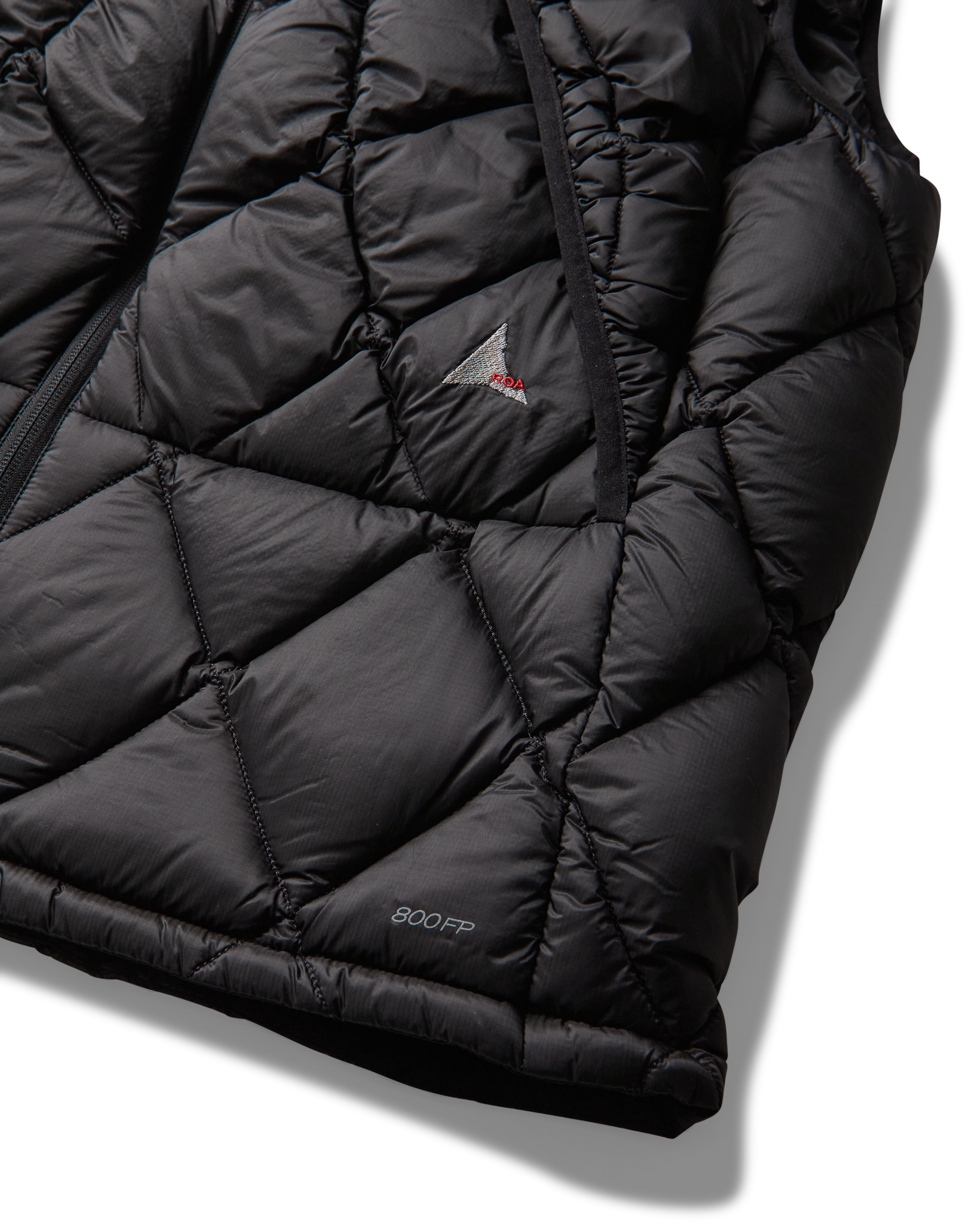 ROA Nuna 800 Fill Power Hooded Down Vest J345771-M-Black 12