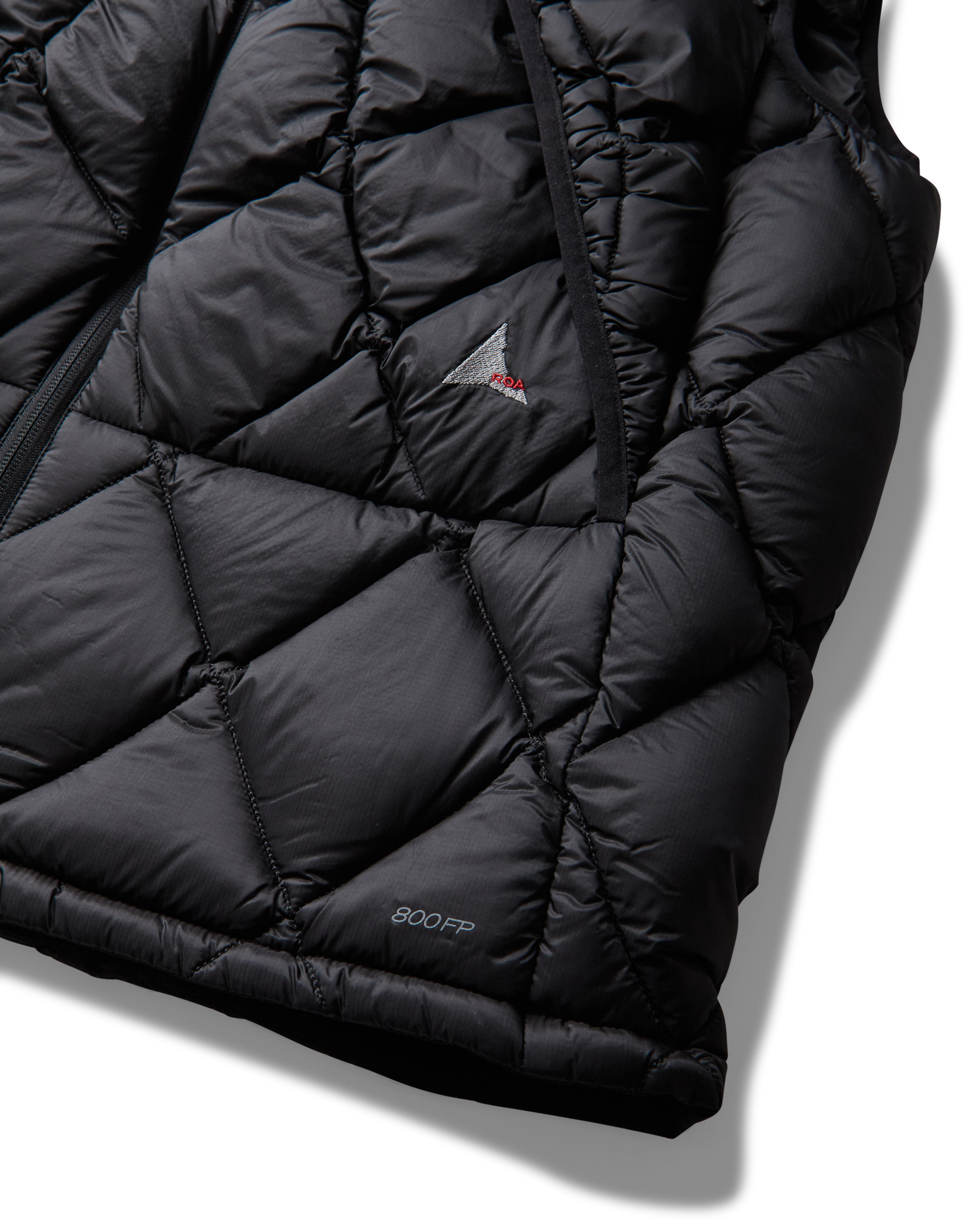 ROA Nuna 800 Fill Power Hooded Down Vest J345771-XS-Black 4