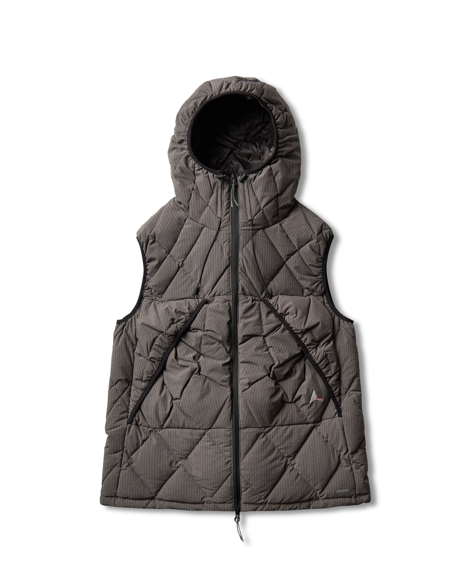 ROA Nuna 800 Fill Power Pinstriped Down Vest J345772-S-Black 9