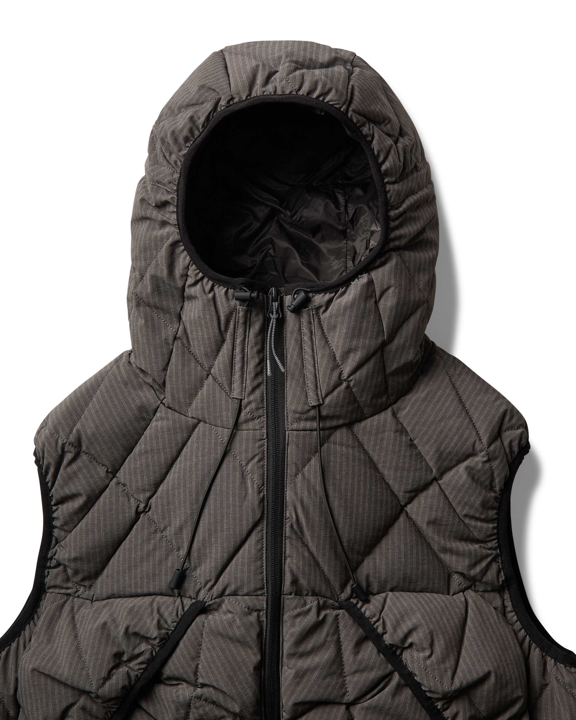 ROA Nuna 800 Fill Power Pinstriped Down Vest J345772-S-Black 11