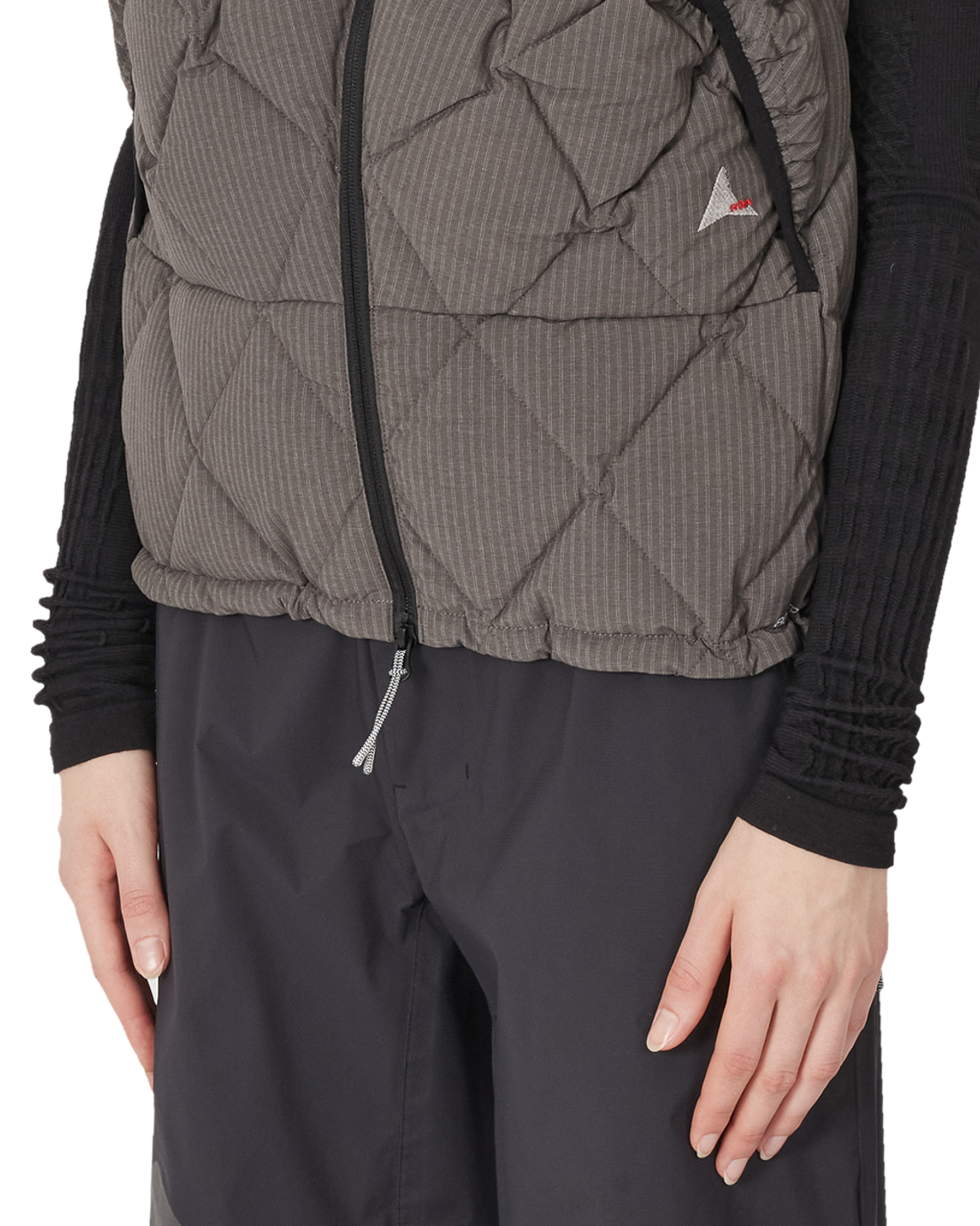 ROA Nuna 800 Fill Power Pinstriped Down Vest J345772-S-Black 6