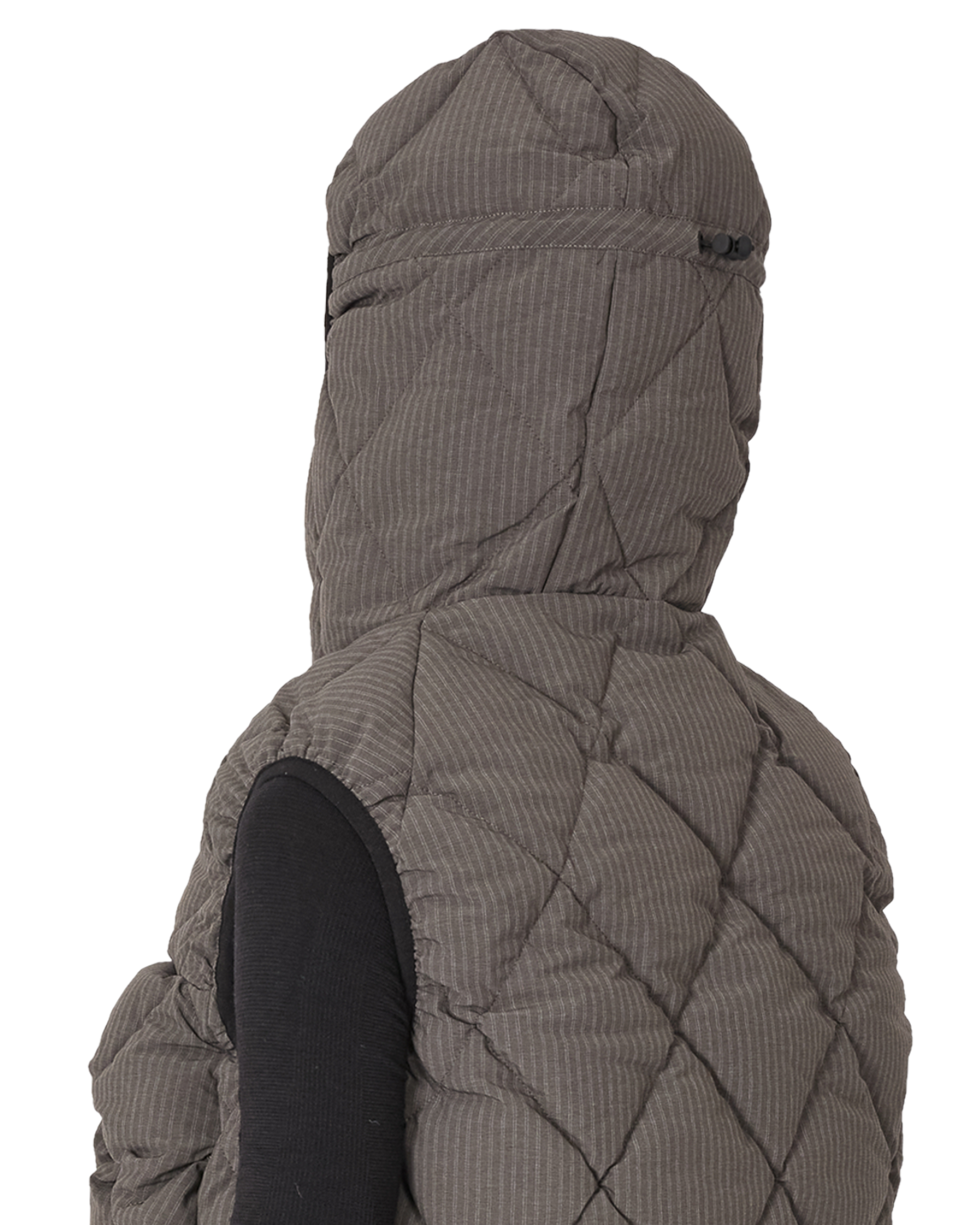 ROA Nuna 800 Fill Power Pinstriped Down Vest J345772-S-Black 7