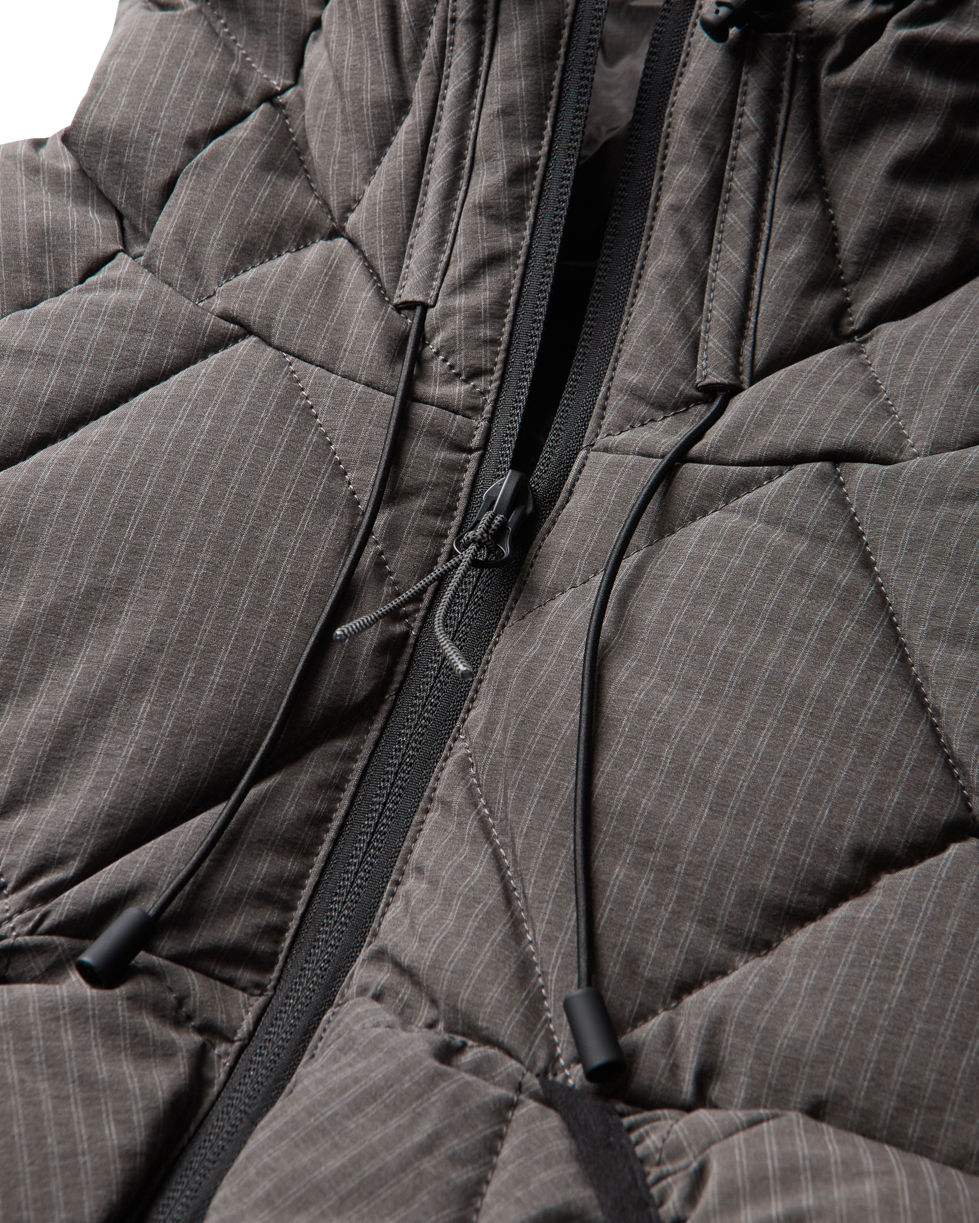 ROA Nuna 800 Fill Power Pinstriped Down Vest J345772-XS-Black 5