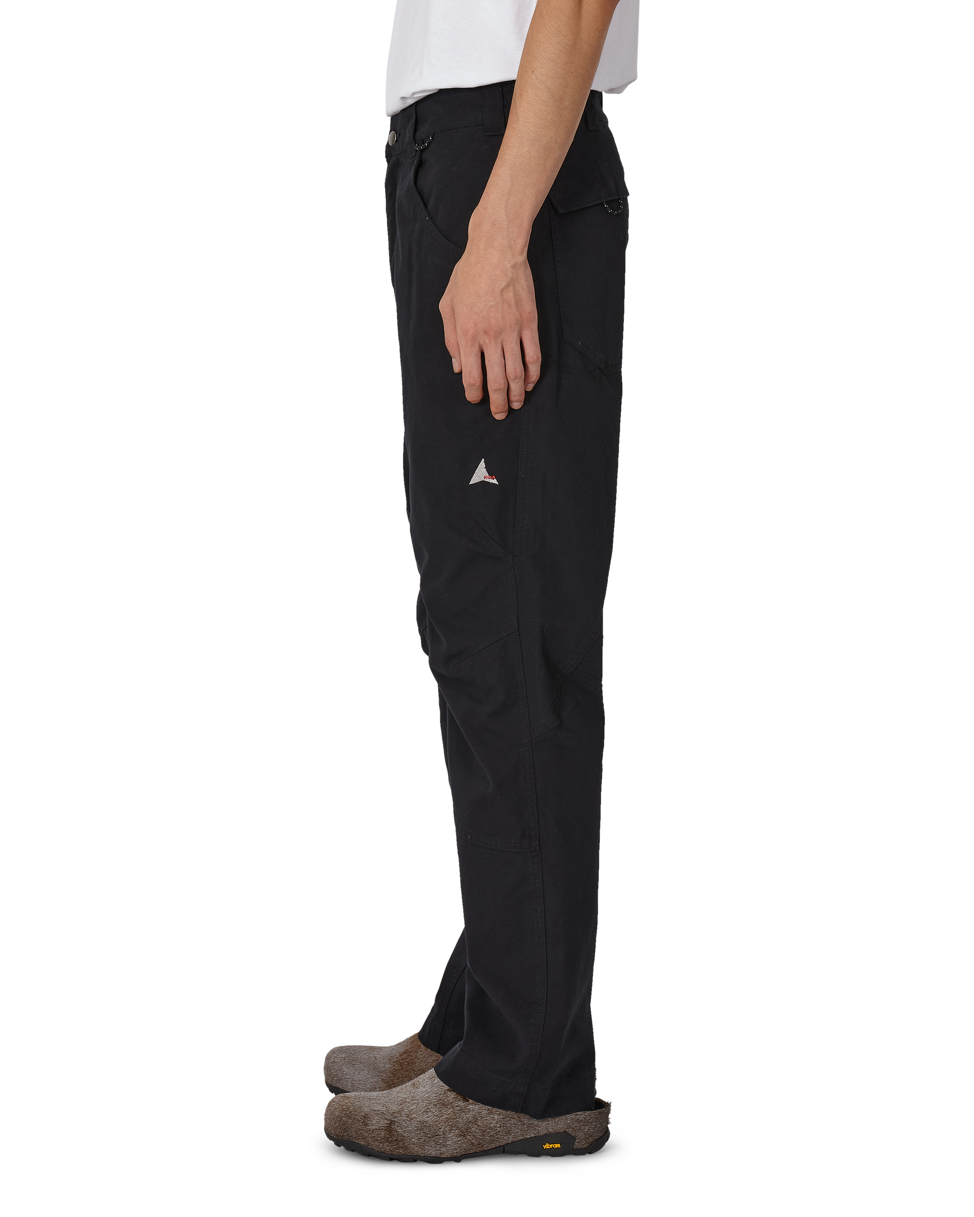ROA Crimp Shaped Cotton Pants J345774-S-Black 2