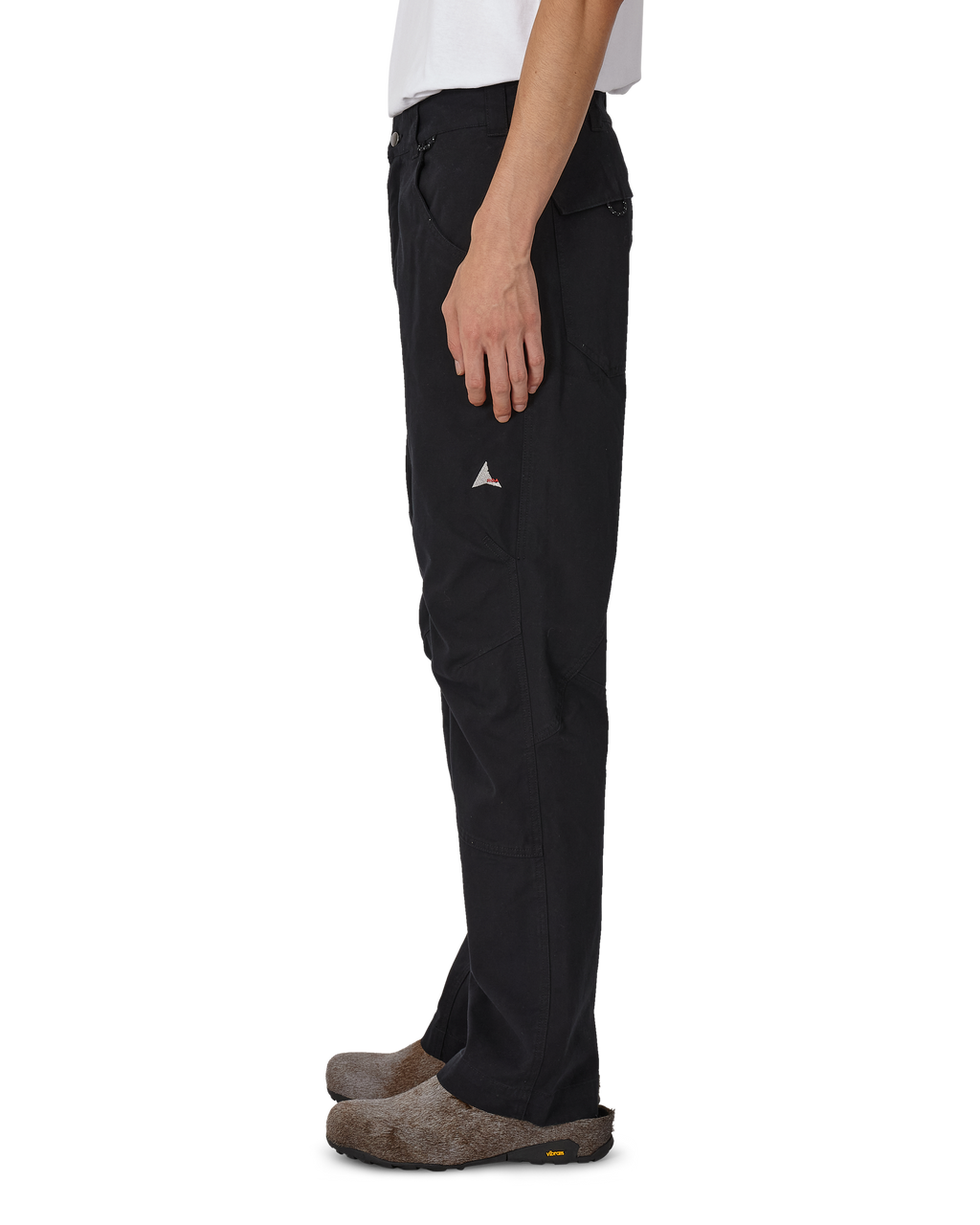 ROA Crimp Shaped Cotton Pants J345774-S-Black front