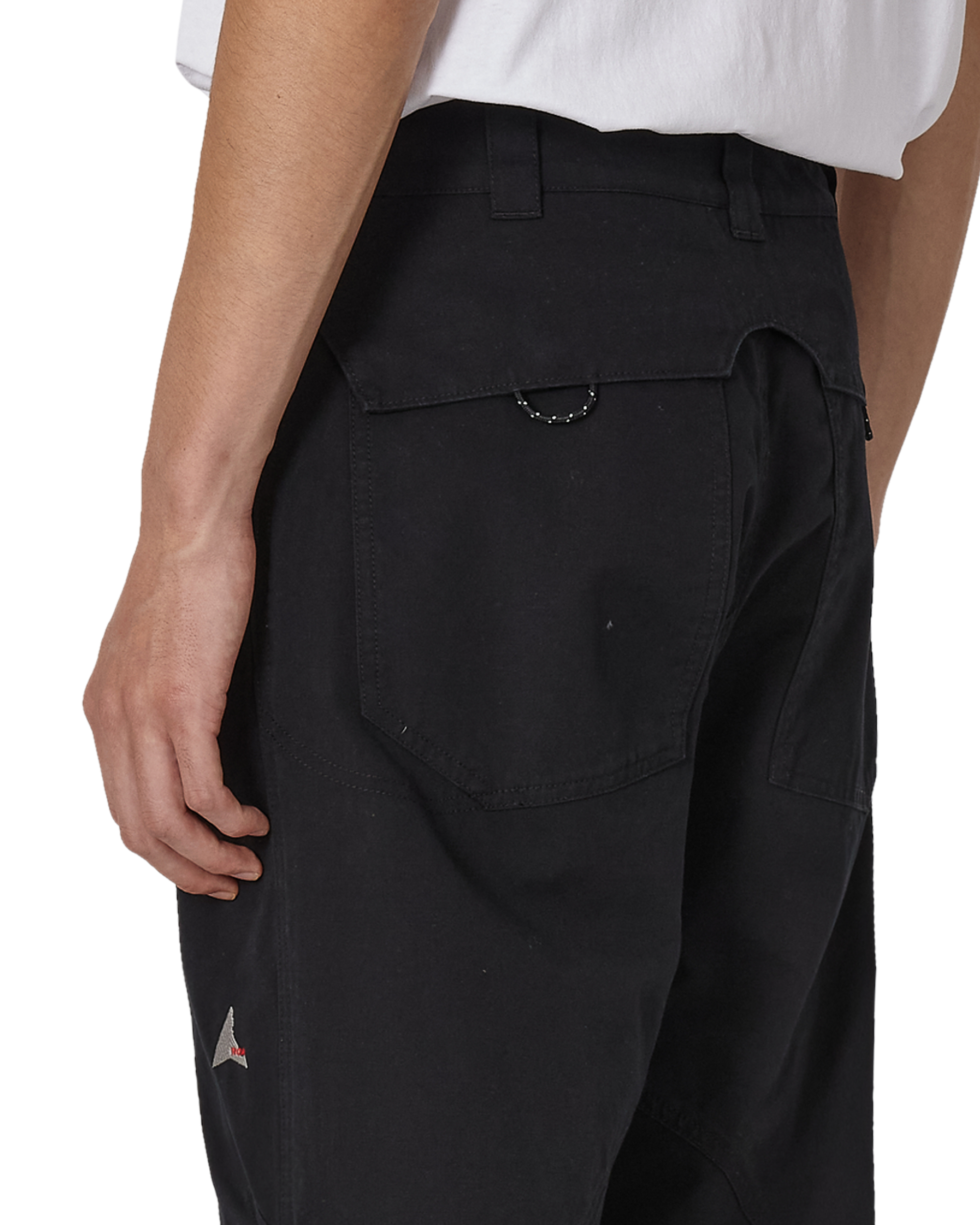 ROA Crimp Shaped Cotton Pants J345774-S-Black 7