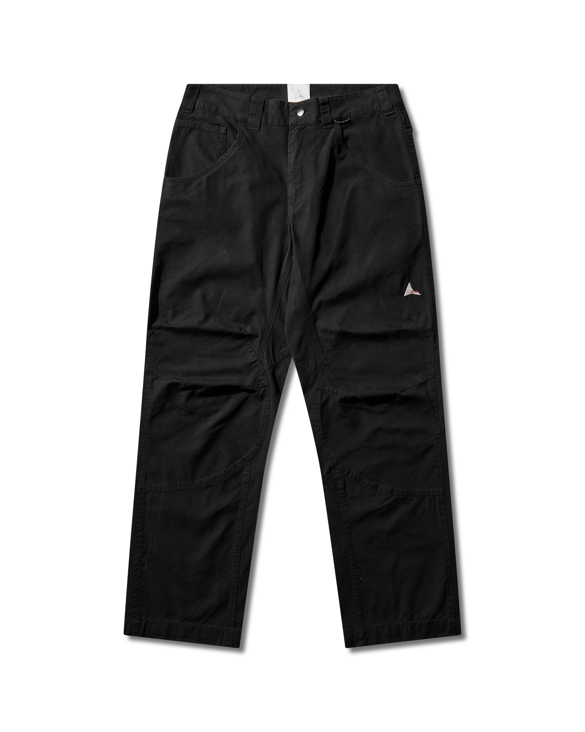 ROA Crimp Shaped Cotton Pants J345774-S-Black front