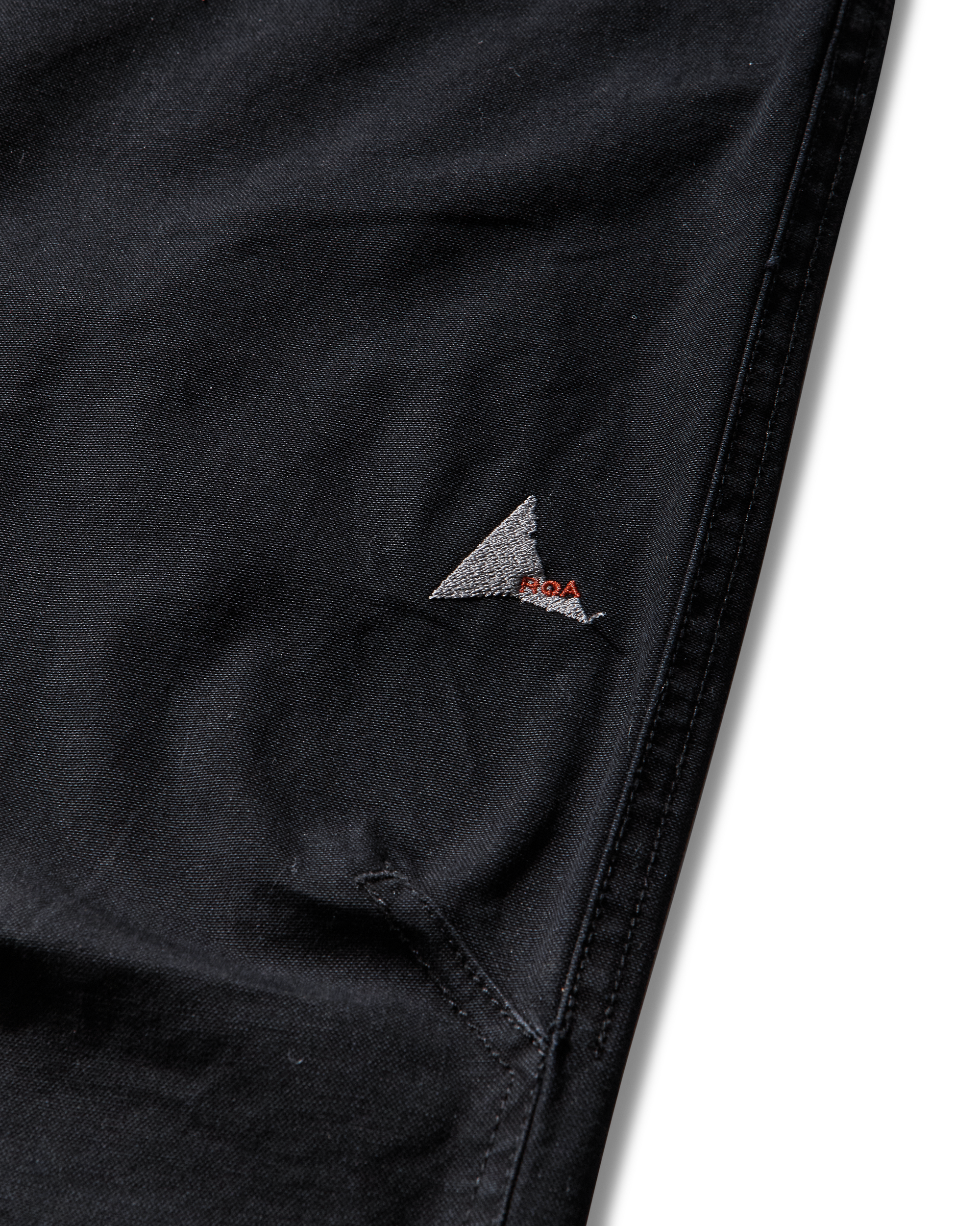 ROA Crimp Shaped Cotton Pants J345774-S-Black 12