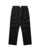 Thumbnail Crimp Shaped Cotton Pants Black