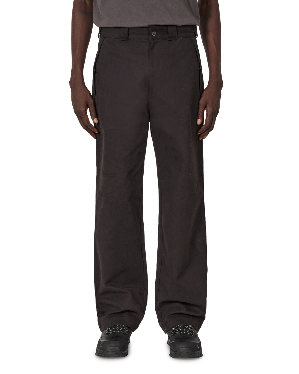 ROA Centipede Buckle Chino Pants J345776-XS-Black front