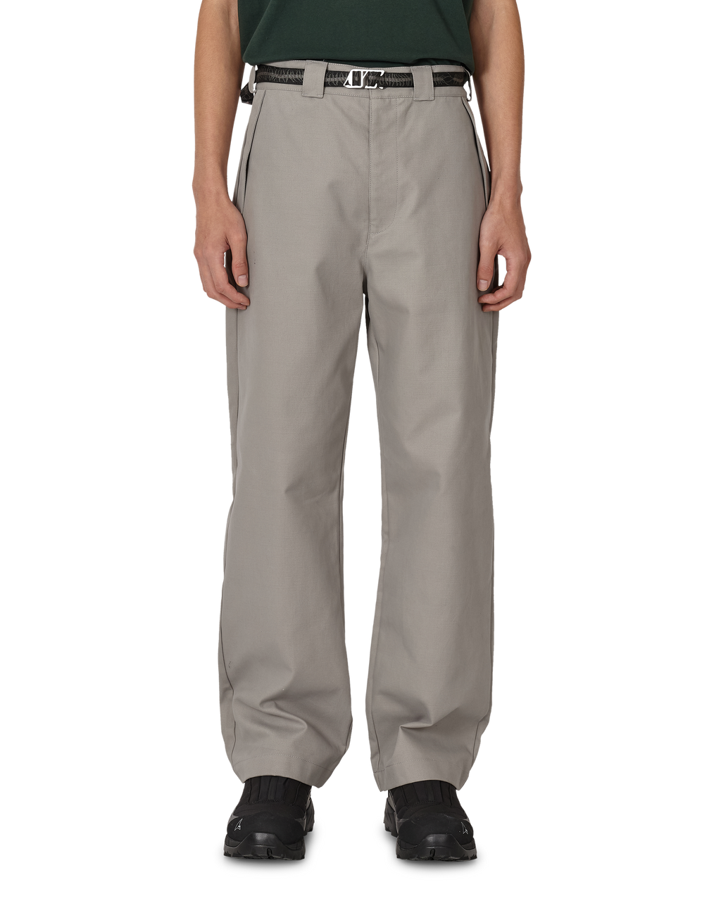 ROA Centipede Buckle Chino Pants J345777-S-Grey front