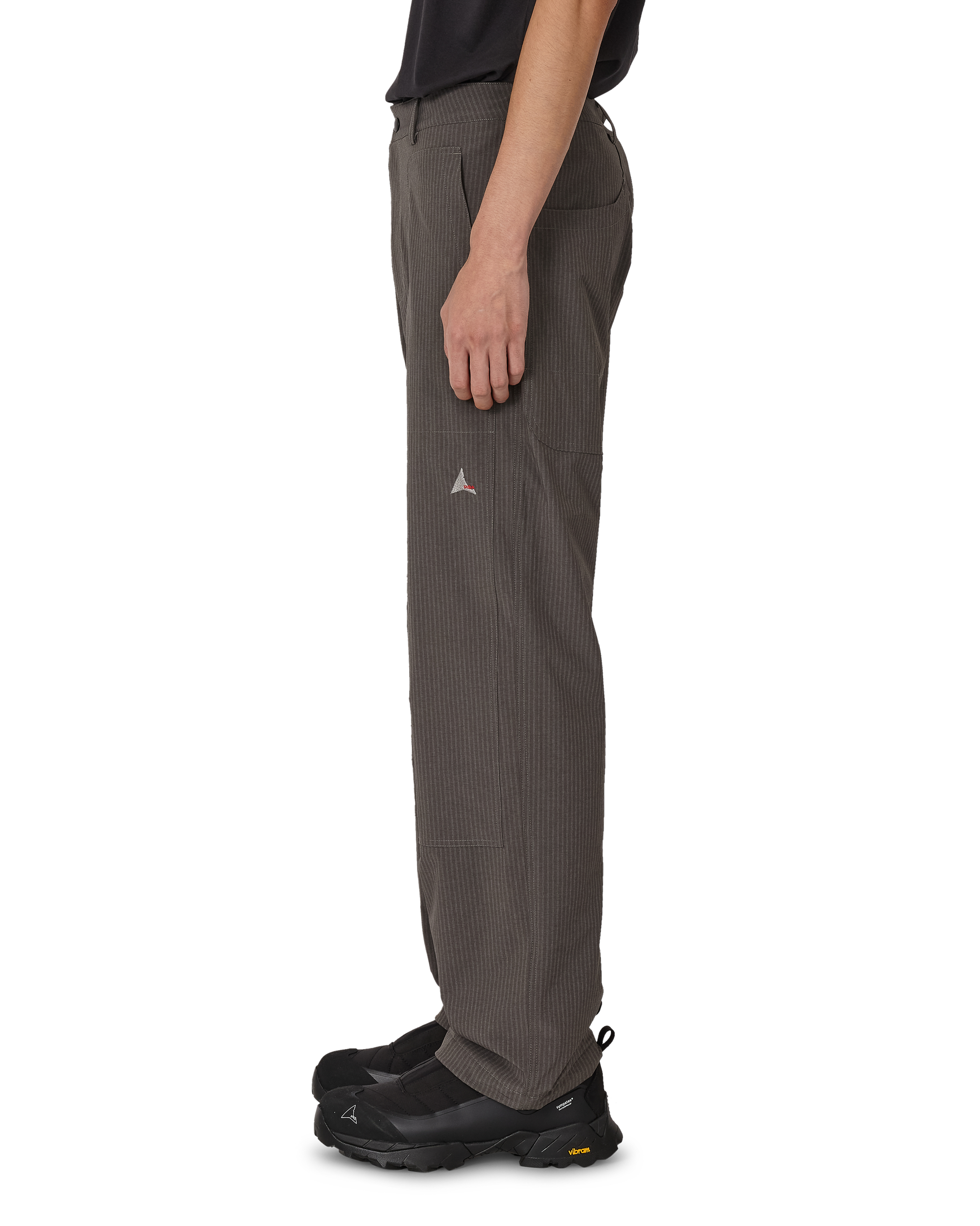 ROA Fomes Double Knee Pinstriped Pants J345778-S-Black 2