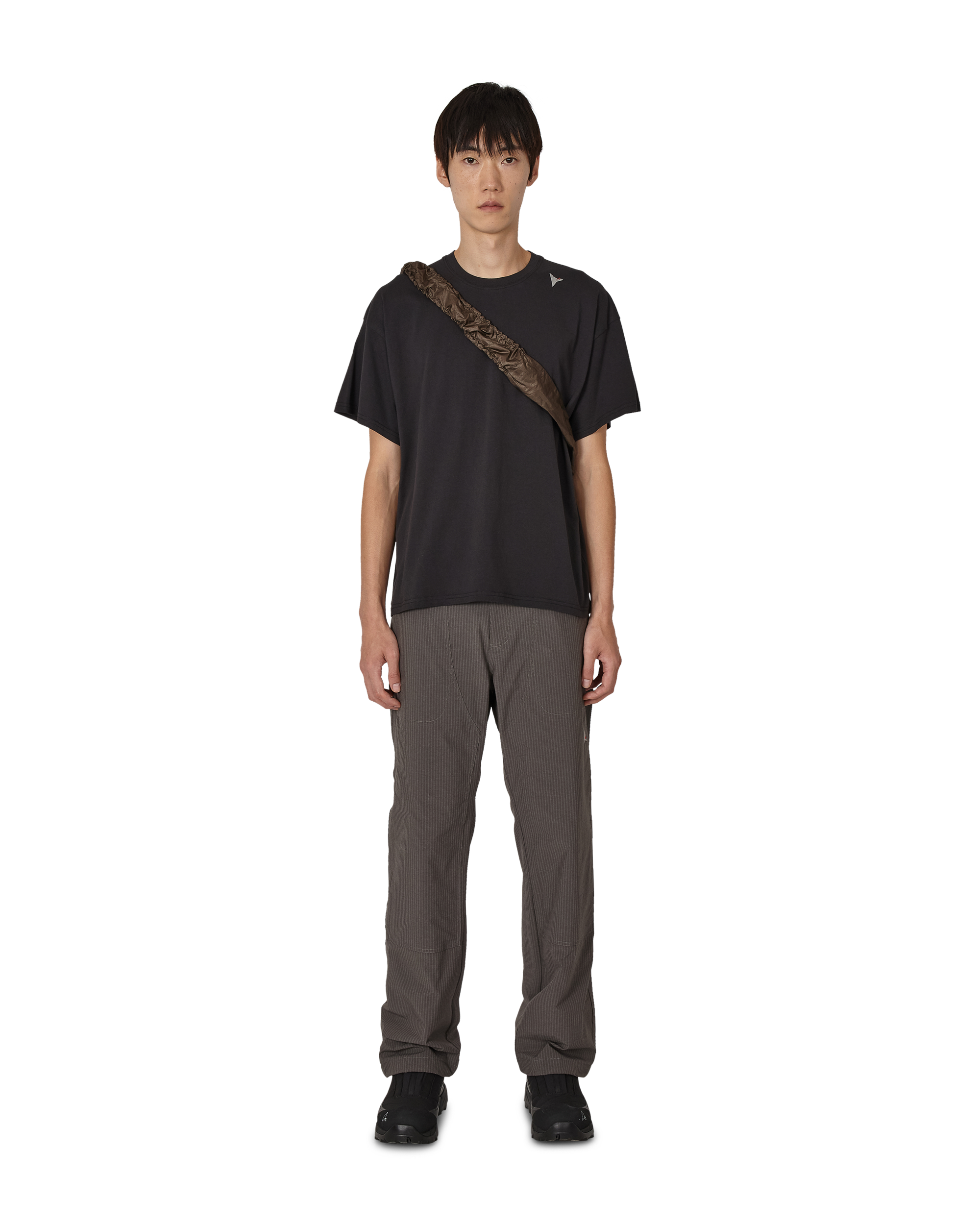 ROA Fomes Double Knee Pinstriped Pants J345778-S-Black 4