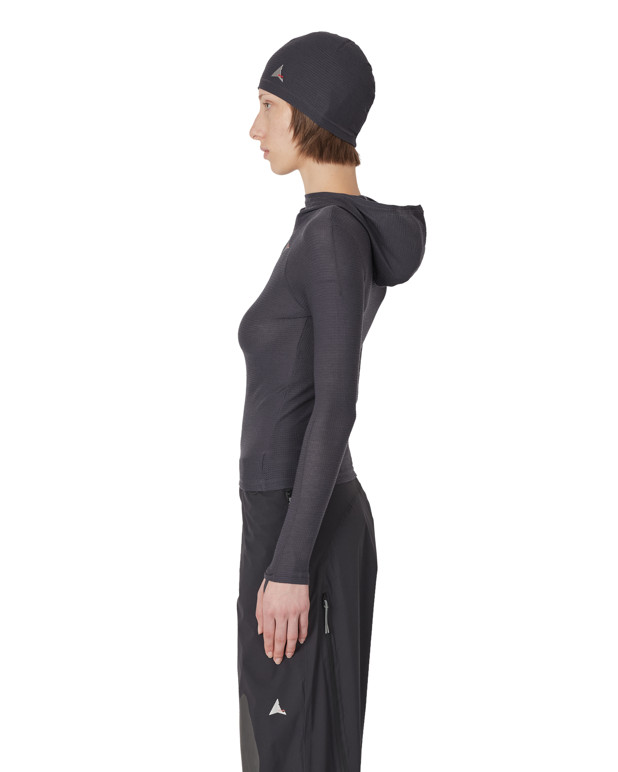ROA Kibe Wool Tencel Base Layer Hoodie J345779-XS-Blue 2
