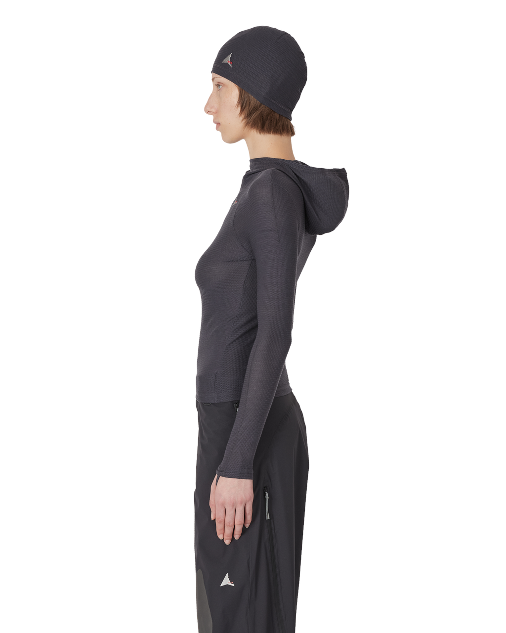 ROA Kibe Wool Tencel Base Layer Hoodie J345779-XS-Blue front