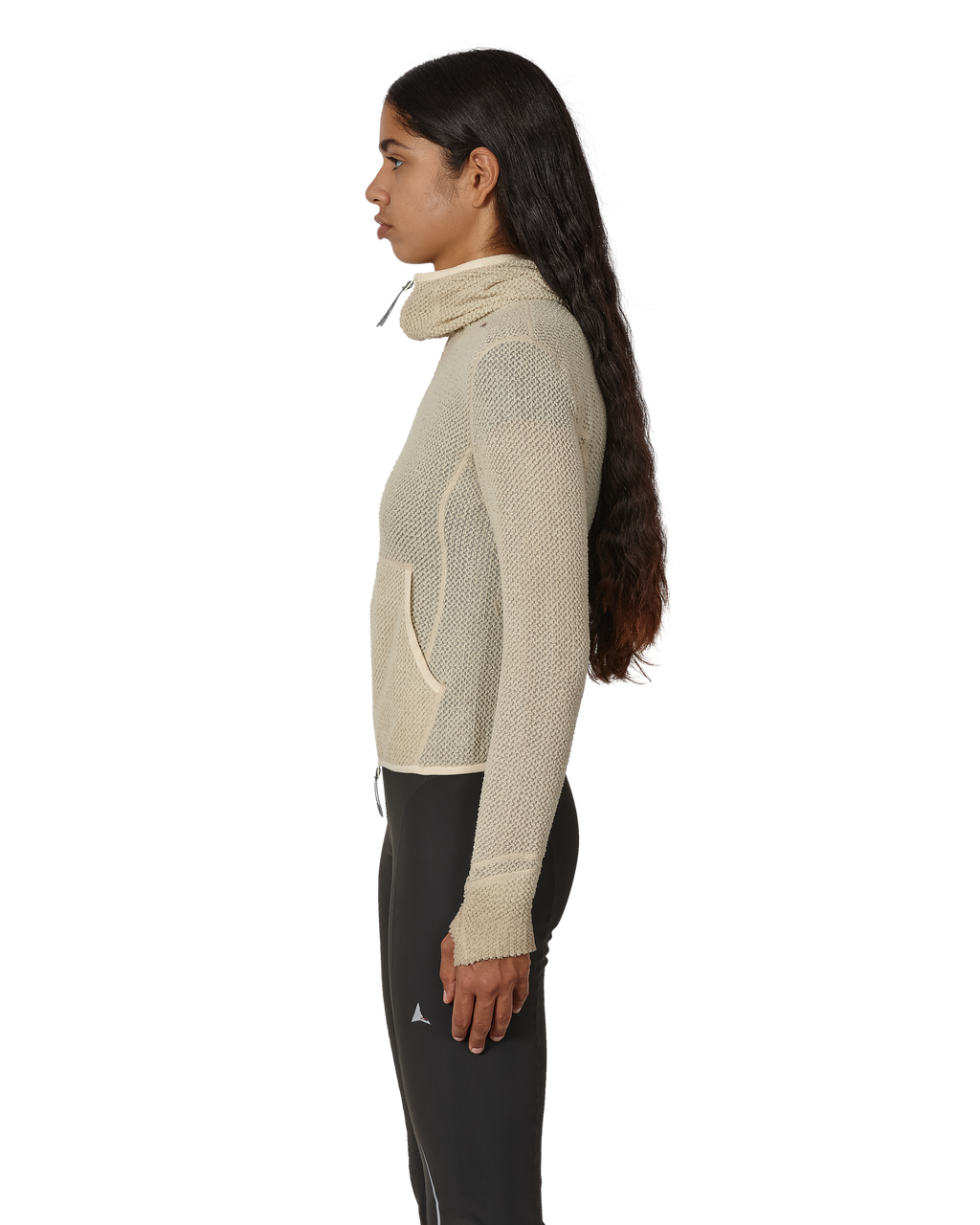 ROA Awi Thermal Zip-up Baby Hoodie J345780-XS-White front