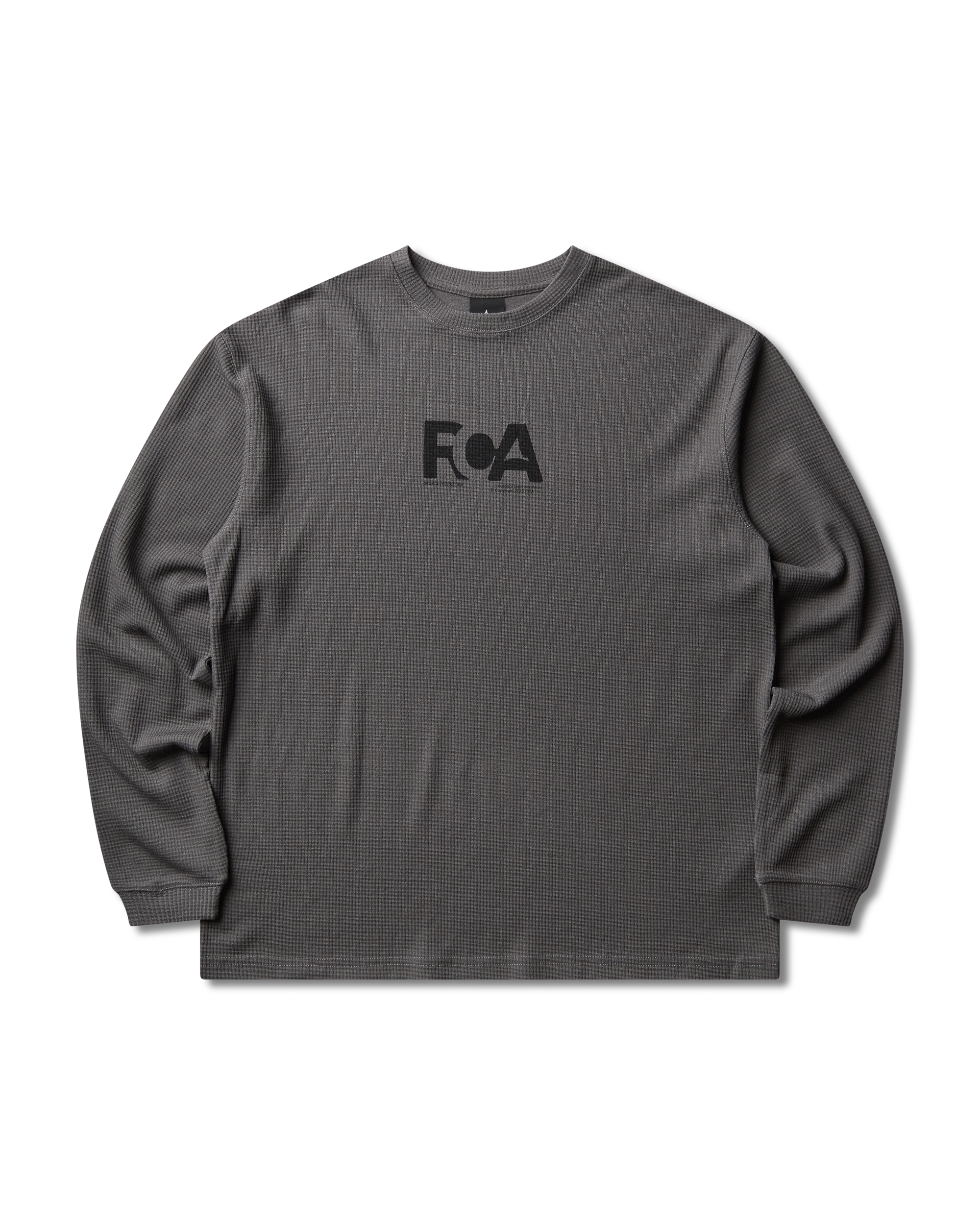 ROA Altitude Waffle Long Sleeve J345788-S-Grey front