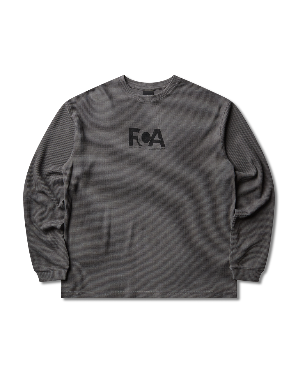 ROA Altitude Waffle Long Sleeve J345788-S-Grey front