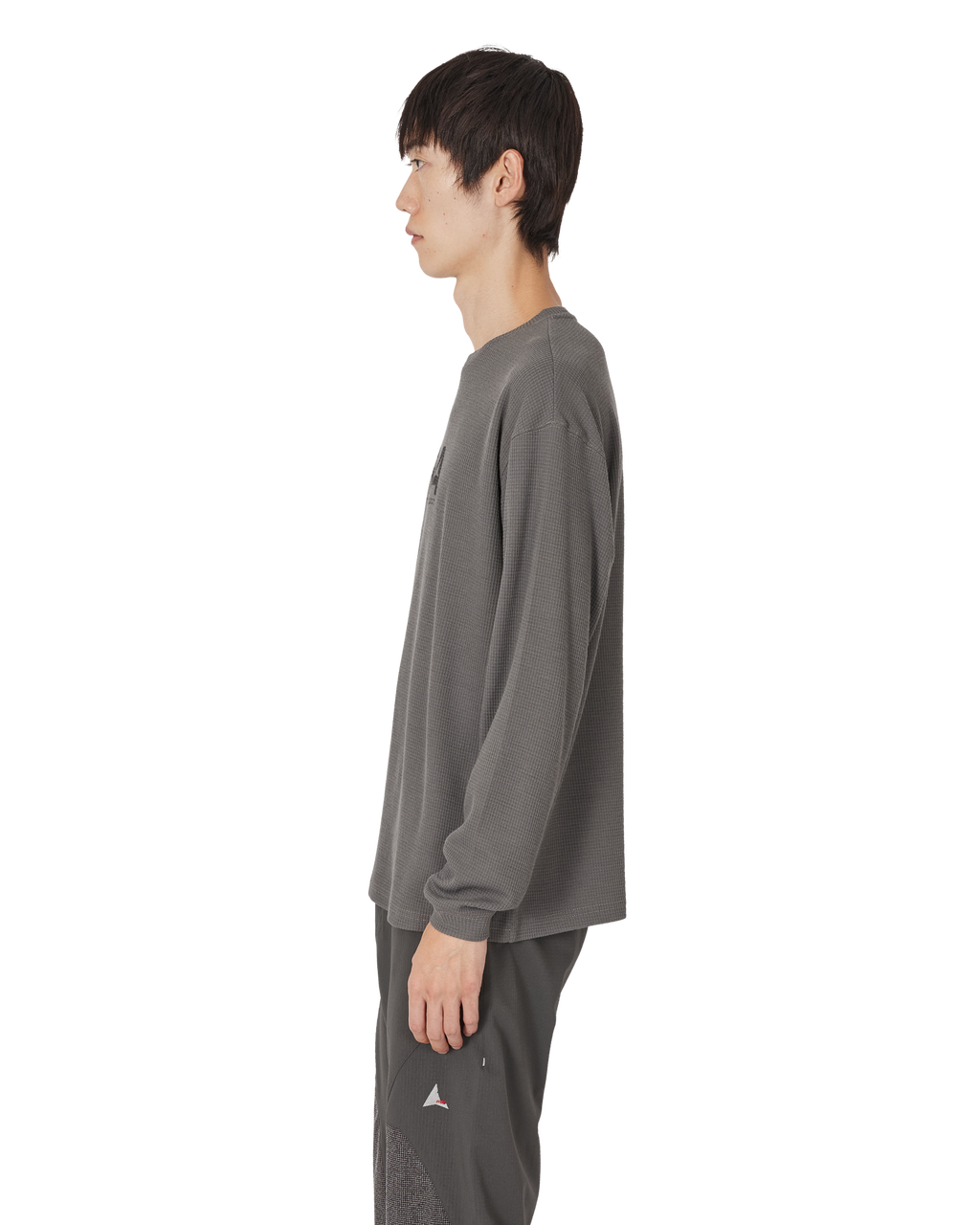 ROA Altitude Waffle Long Sleeve J345788-S-Grey front