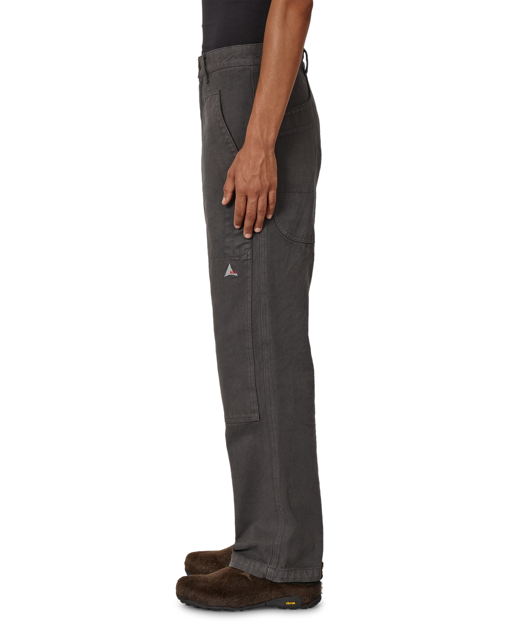 ROA Fomes Double Knee Washed Canvas Pants J345792-S-Black front