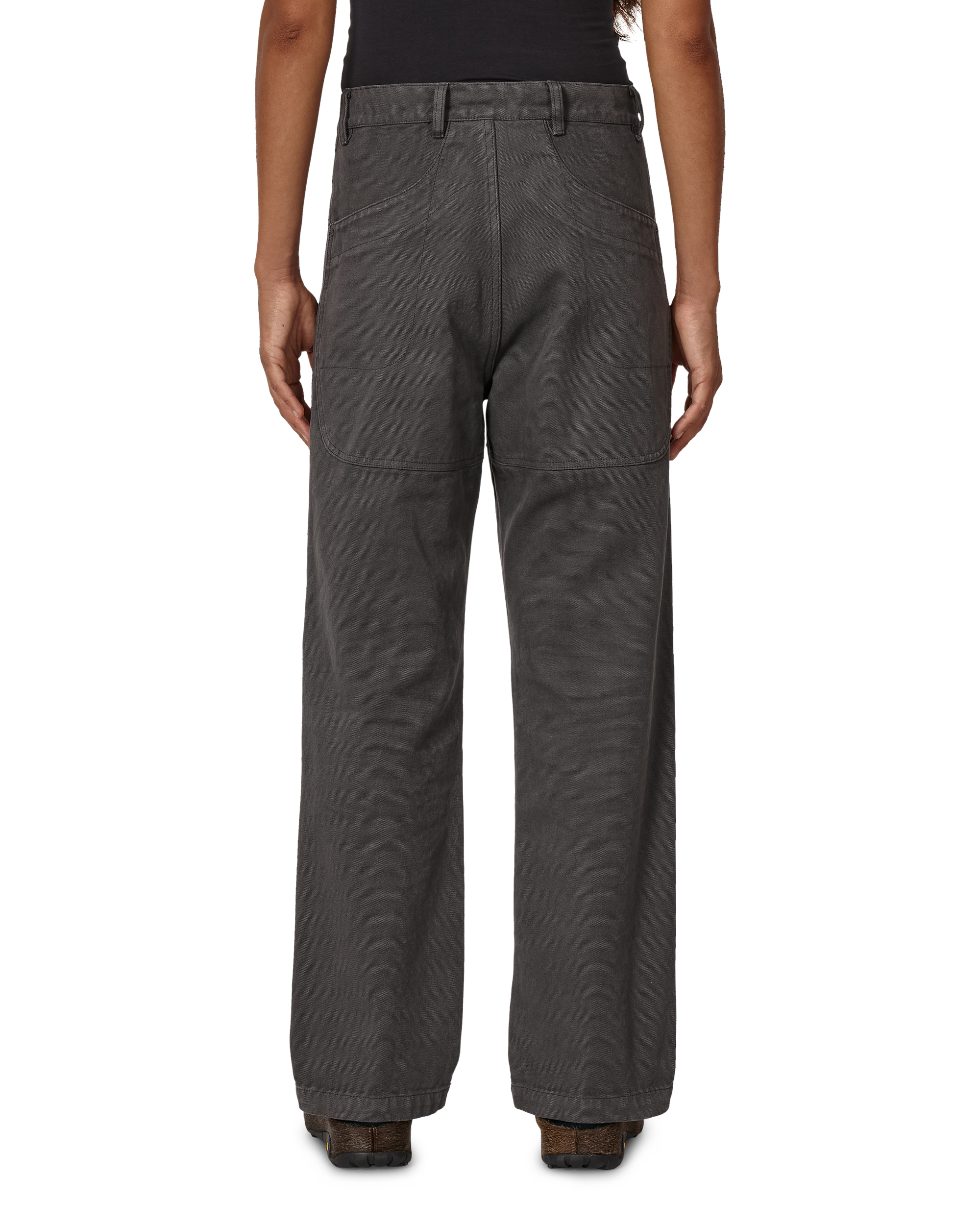 ROA Fomes Double Knee Washed Canvas Pants J345792-S-Black 3