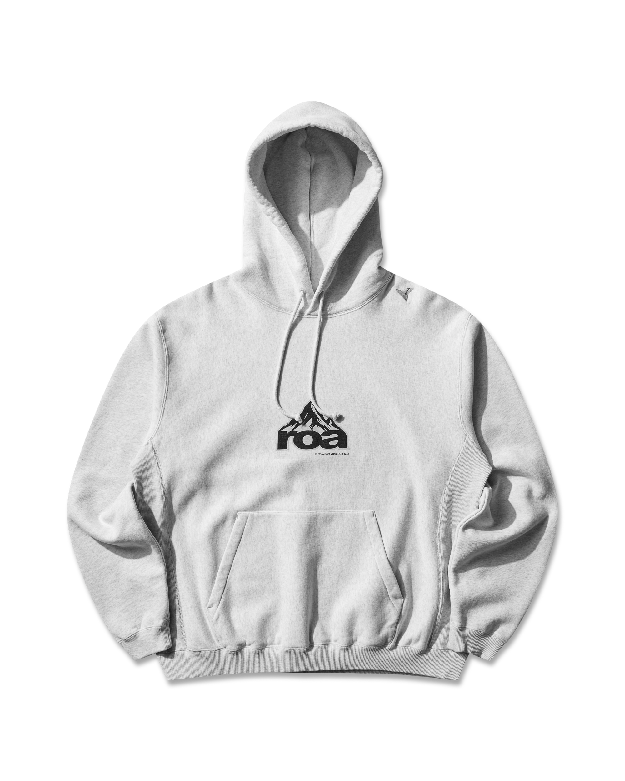 ROA Mountain Logo Hoodie J346899-S-Grey front