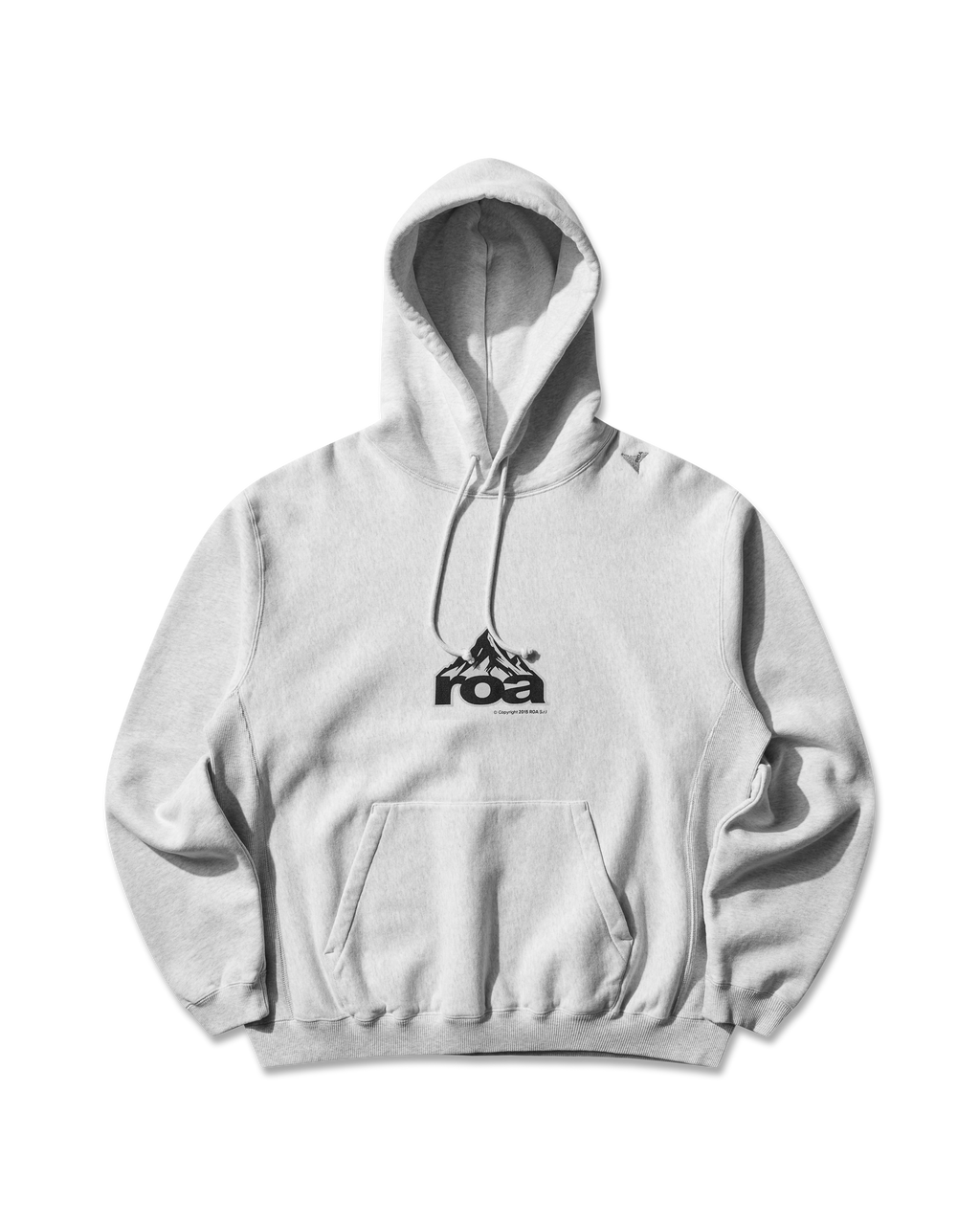 ROA Mountain Logo Hoodie J346899-S-Grey front