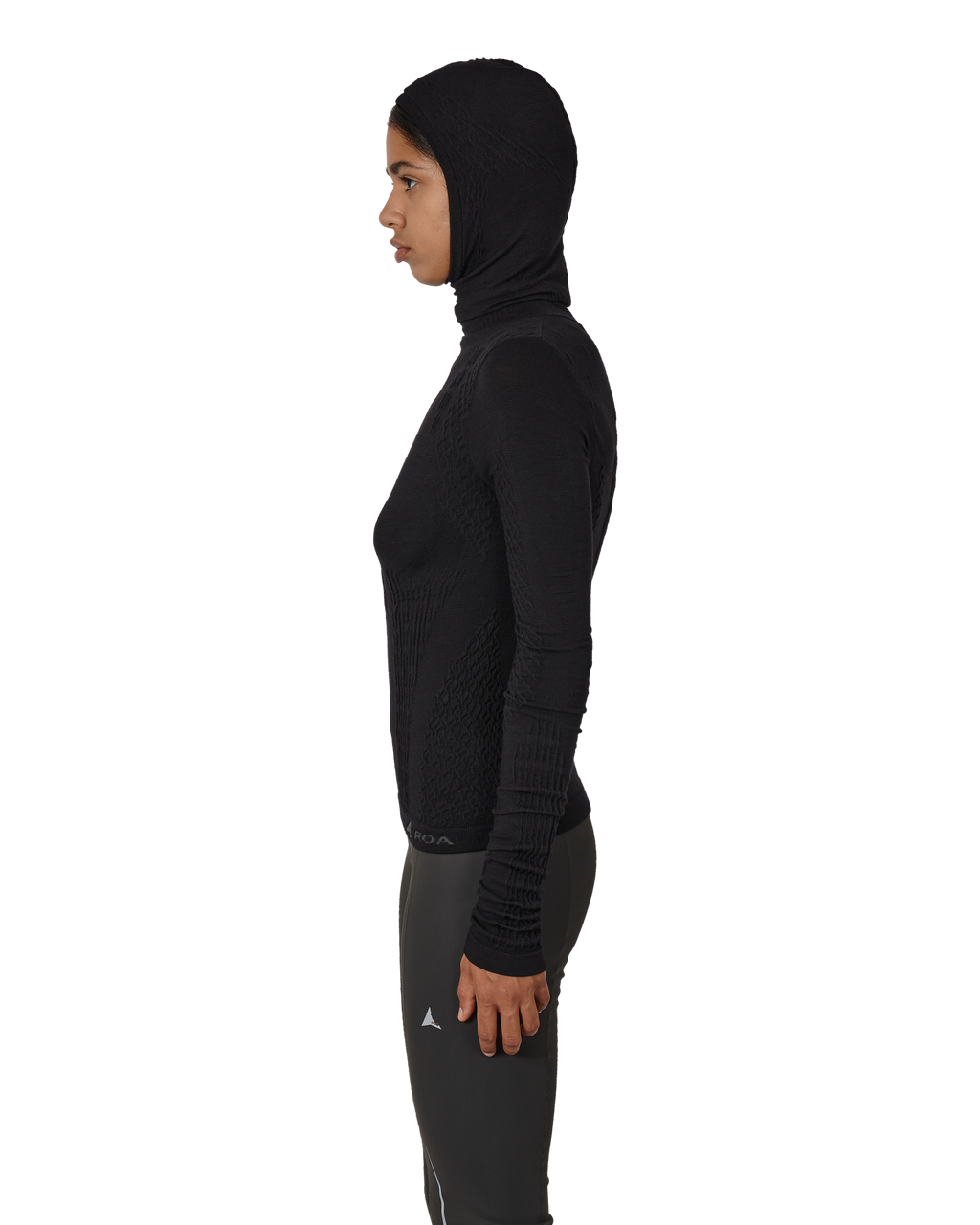 ROA Aune Merino 3d Seamless Top J346948-XS-Black front