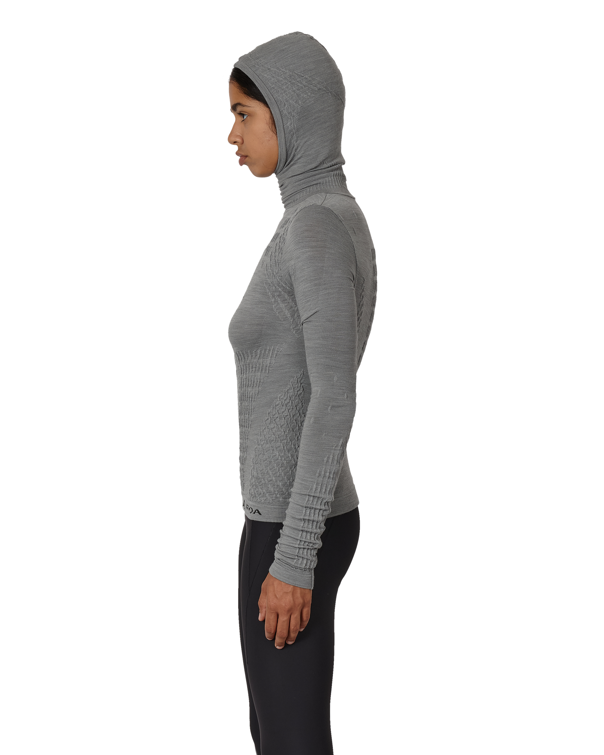 ROA Aune Merino 3d Seamless Top J346949-XS-Grey 2