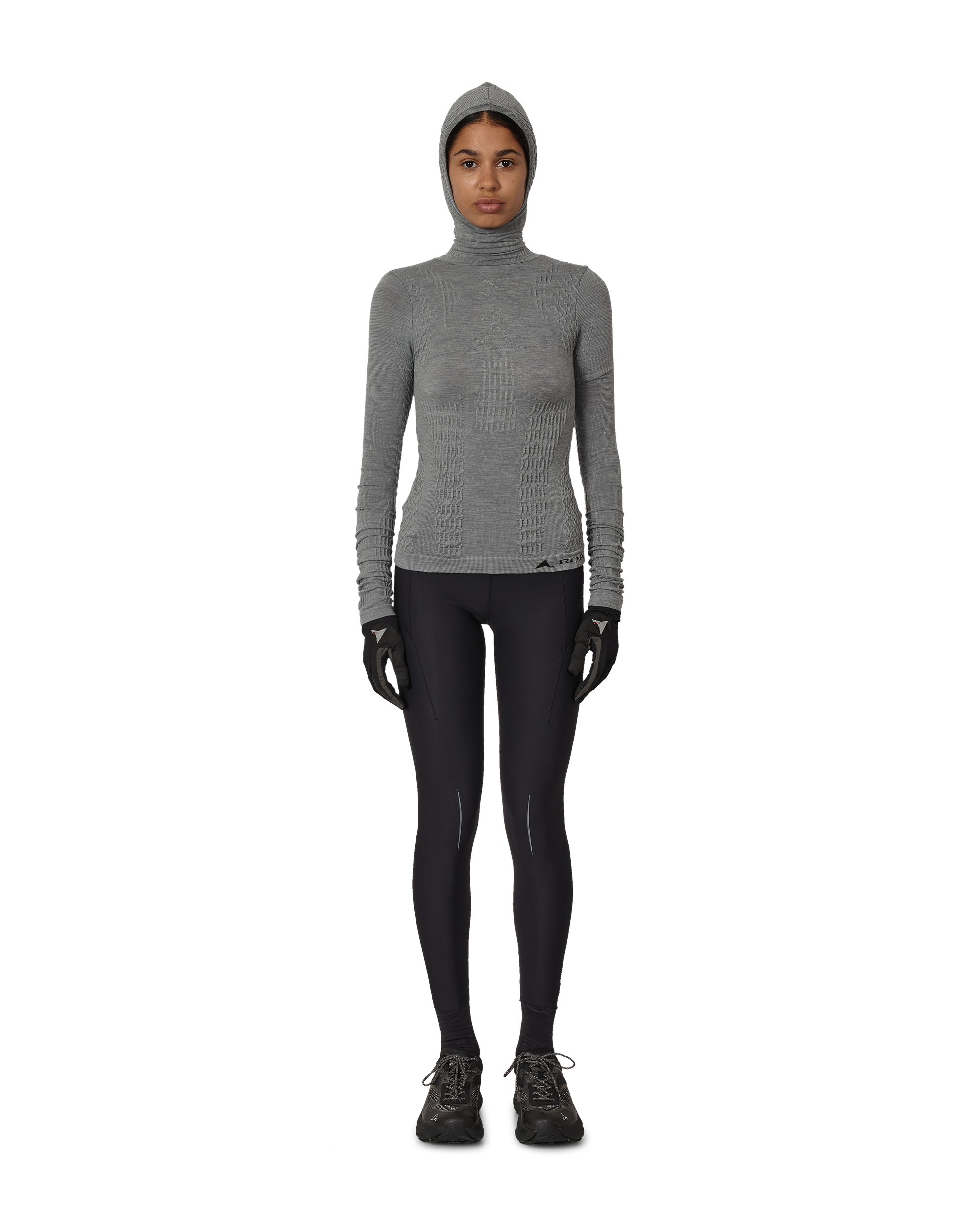 ROA Aune Merino 3d Seamless Top J346949-XS-Grey 4