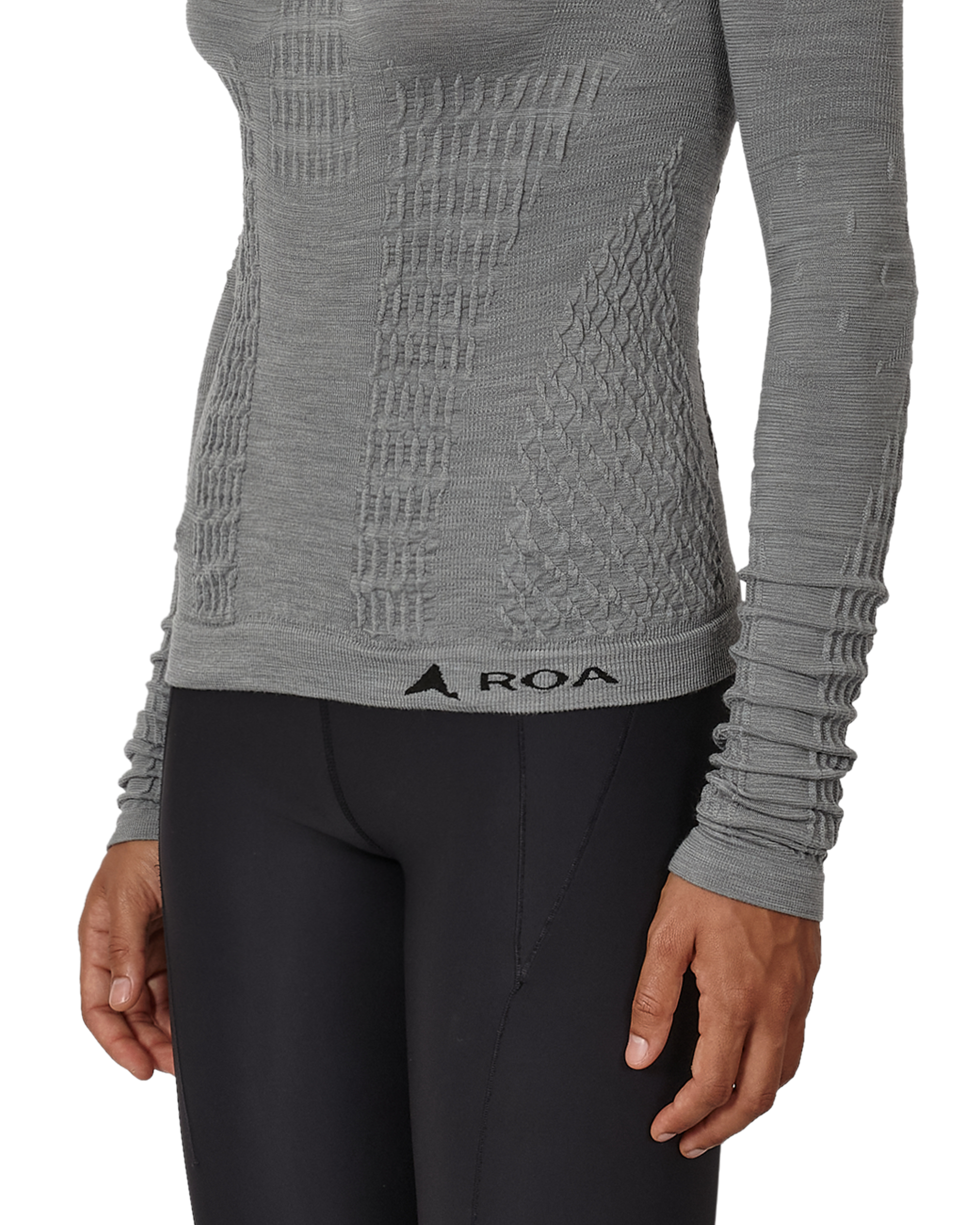 ROA Aune Merino 3d Seamless Top J346949-XS-Grey 6