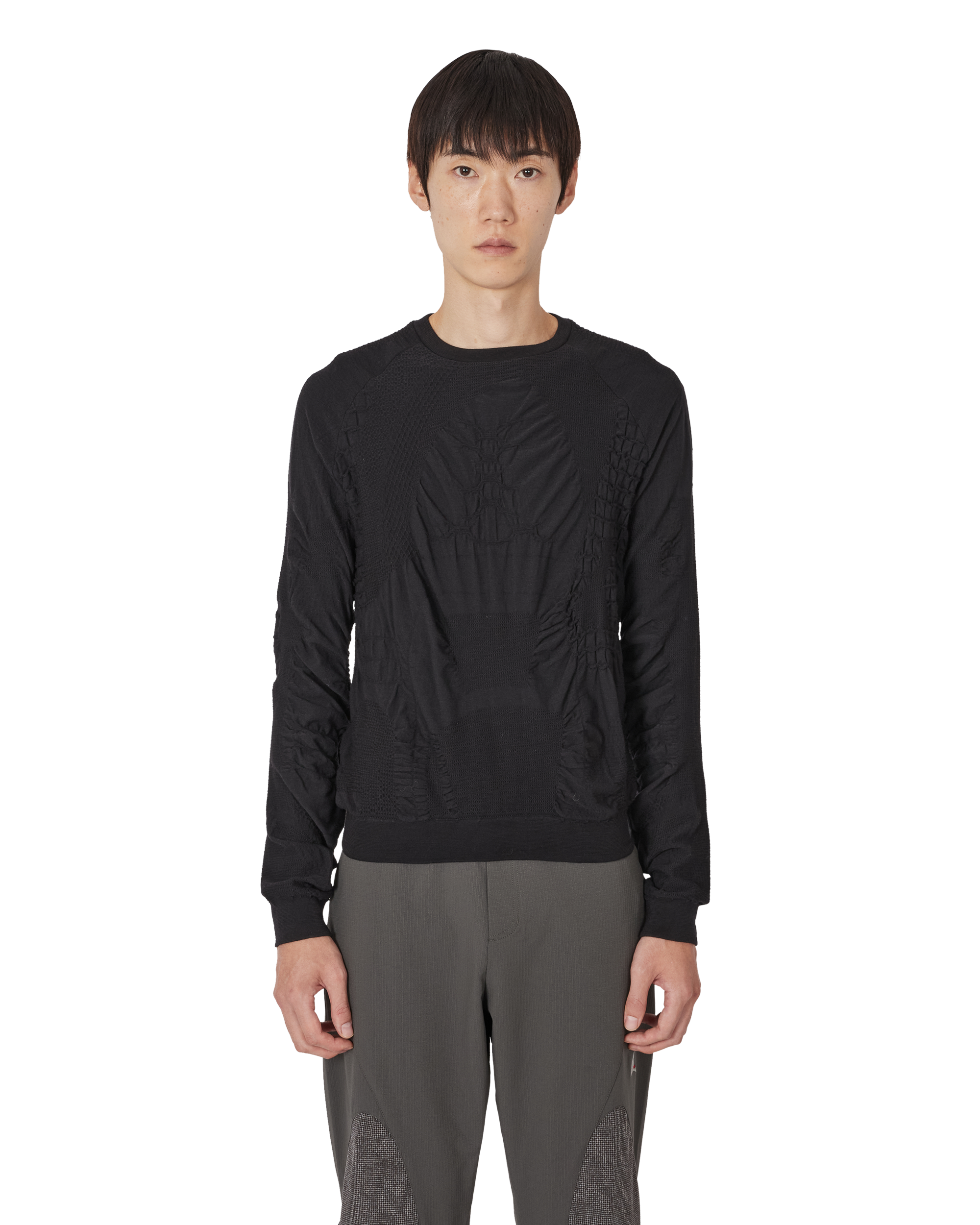 ROA Wama Merino 3d Seamless Long Sleeve J346951-S-Black front