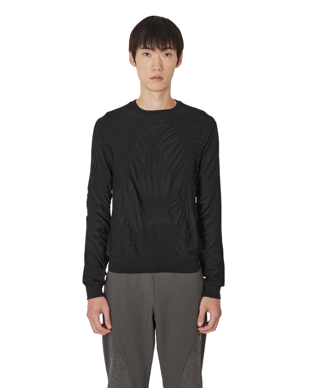 ROA Wama Merino 3d Seamless Long Sleeve J346951-S-Black front