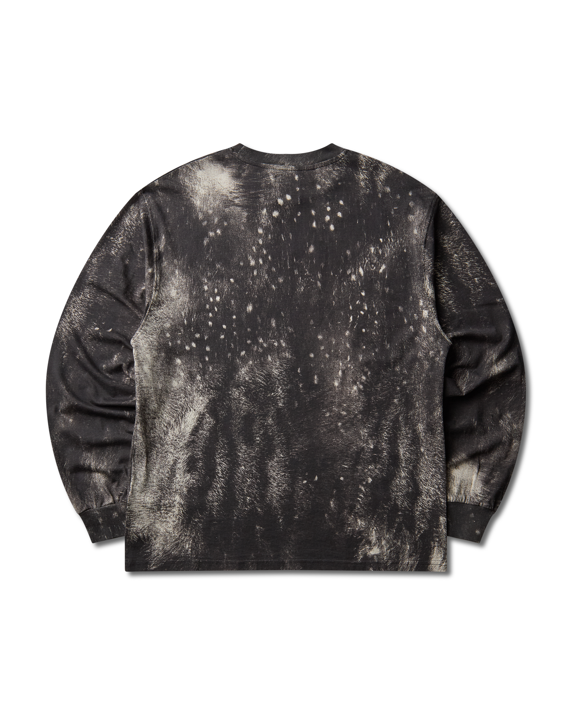 ROA Fuzzy Print Long Sleeve J347356-S-Brown 10