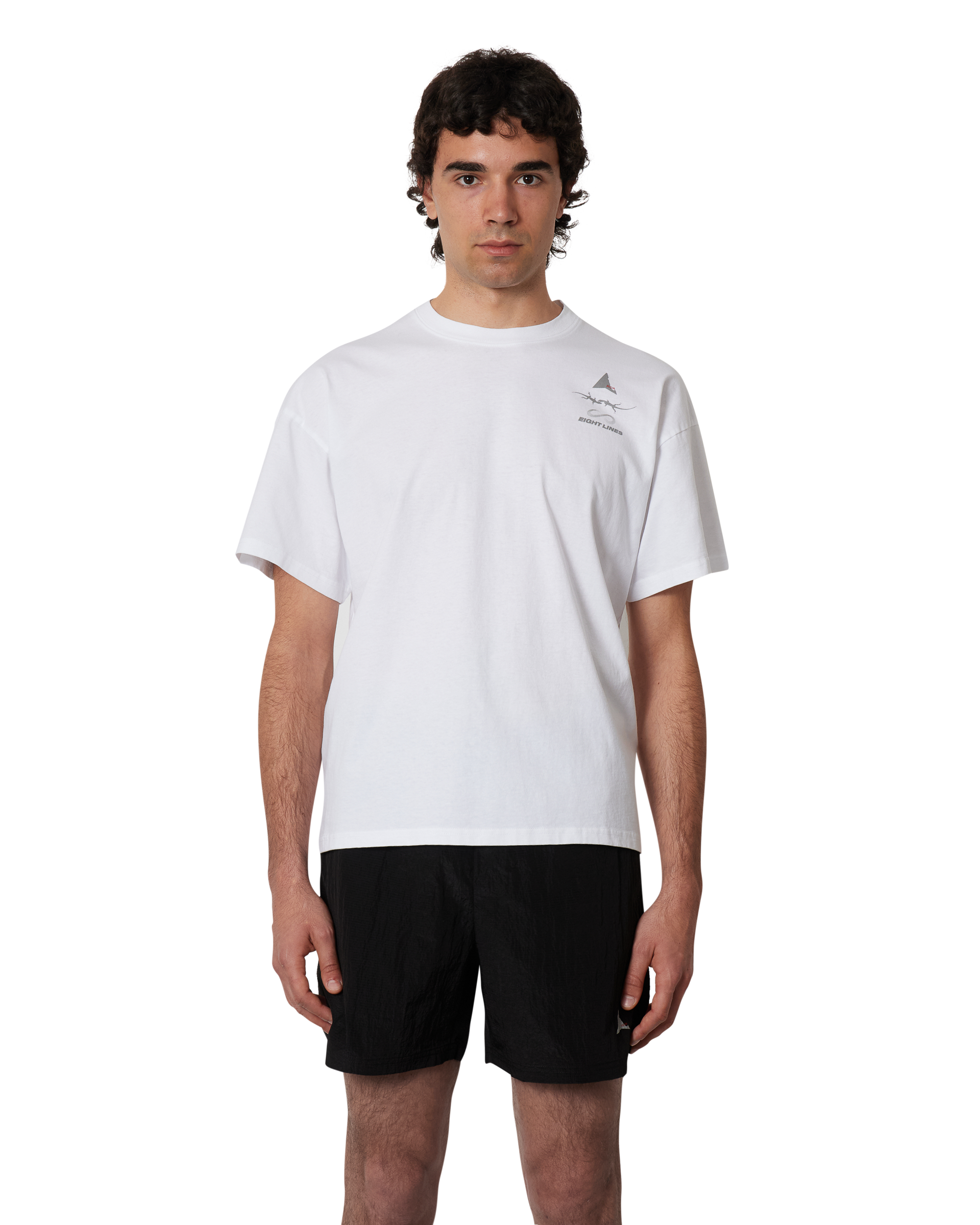 ROA ROA X Eightlines T-Shirt J353082-S-White front