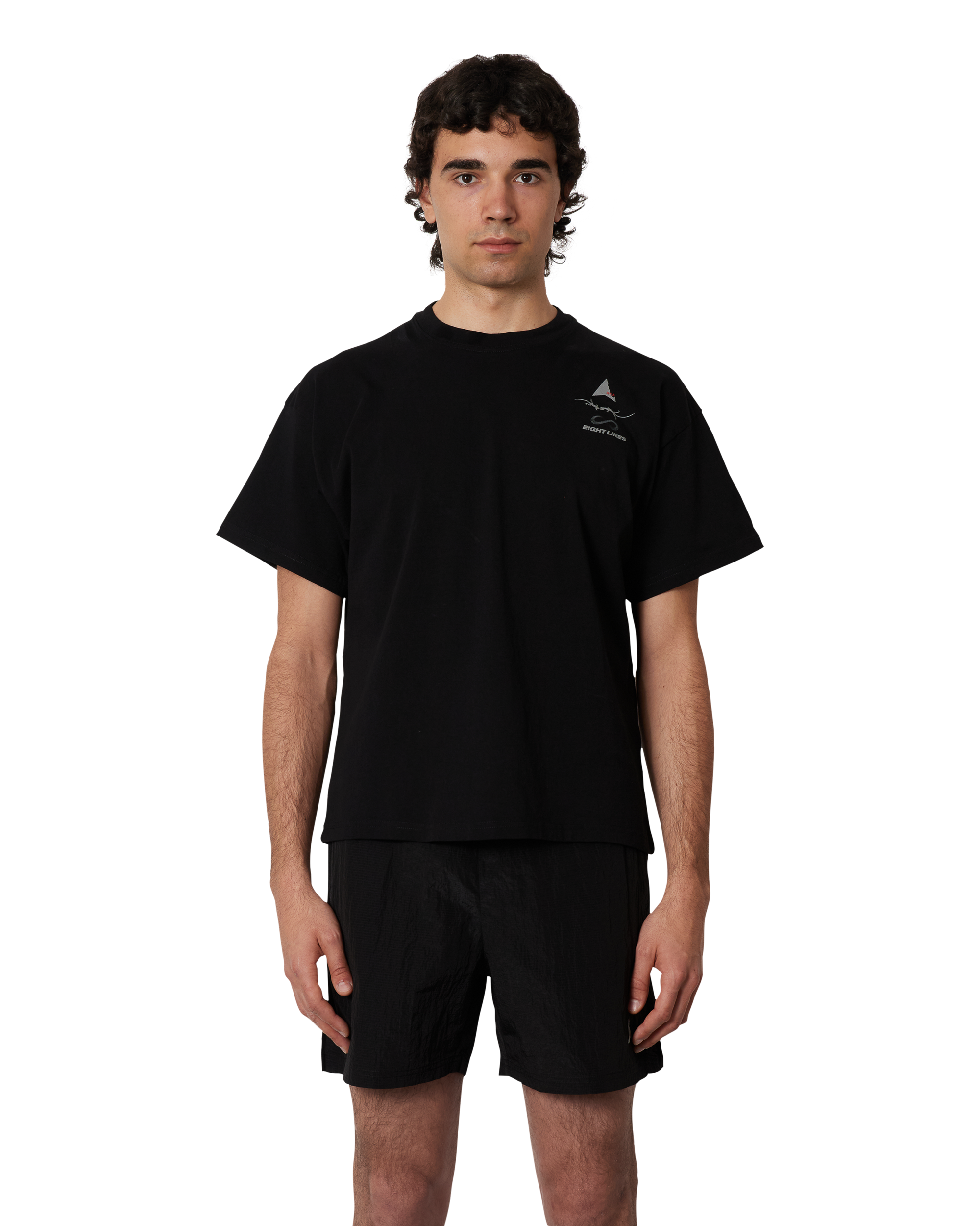 ROA ROA X Eightlines T-shirt J353083-S-Black front