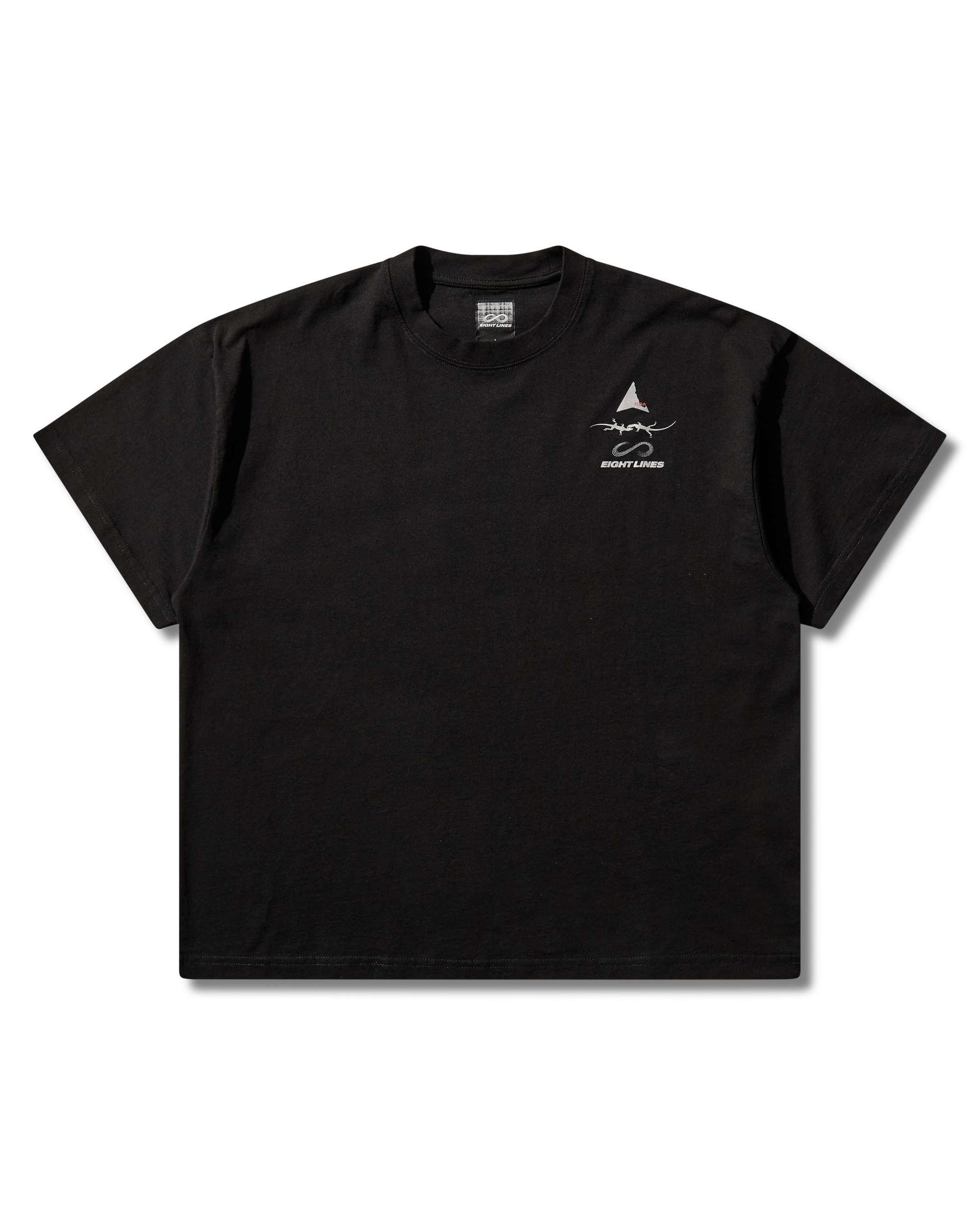 ROA ROA X Eightlines T-shirt J353083-S-Black 7