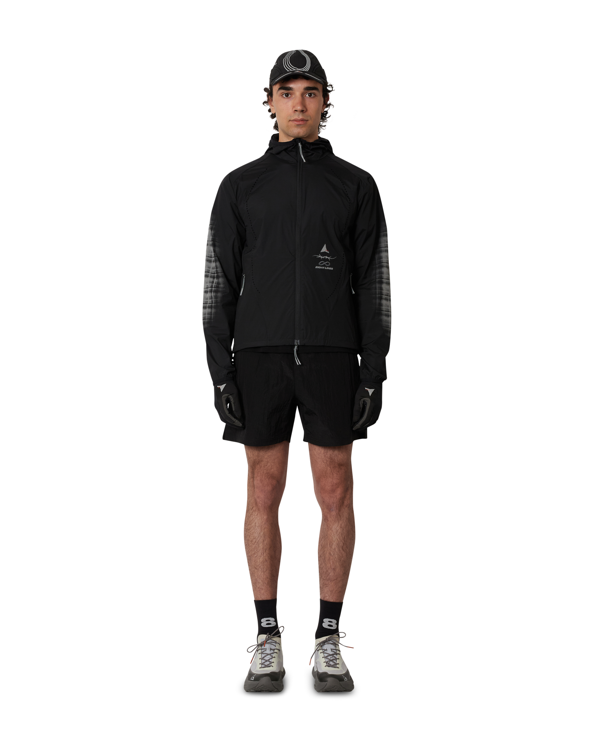 ROA ROA X Eightlines Hue Packable Wind Jacket J353084-S-Black 4