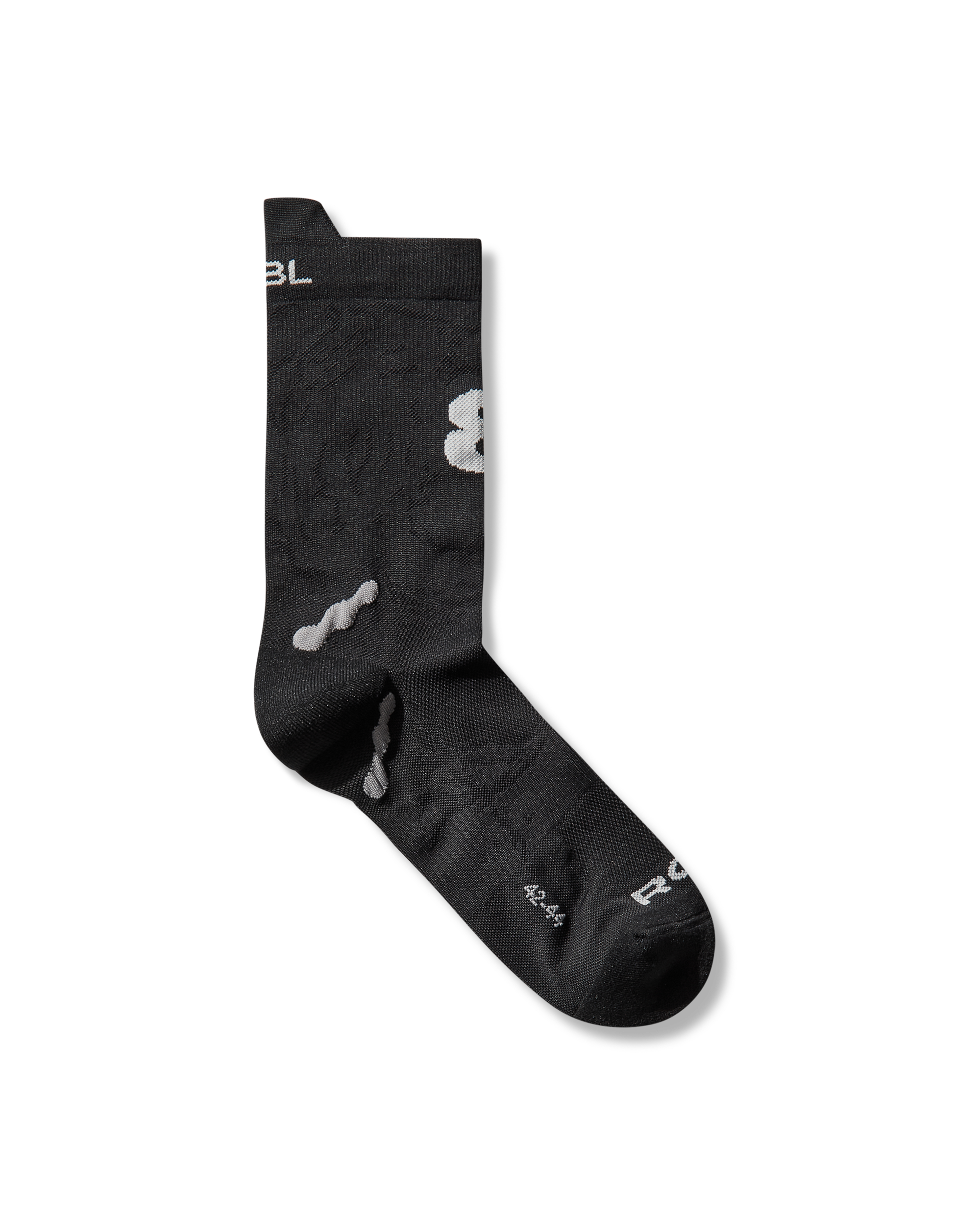 ROA ROA X Eightlines Ryli Q-skin Socks J353085-35-38-Black front