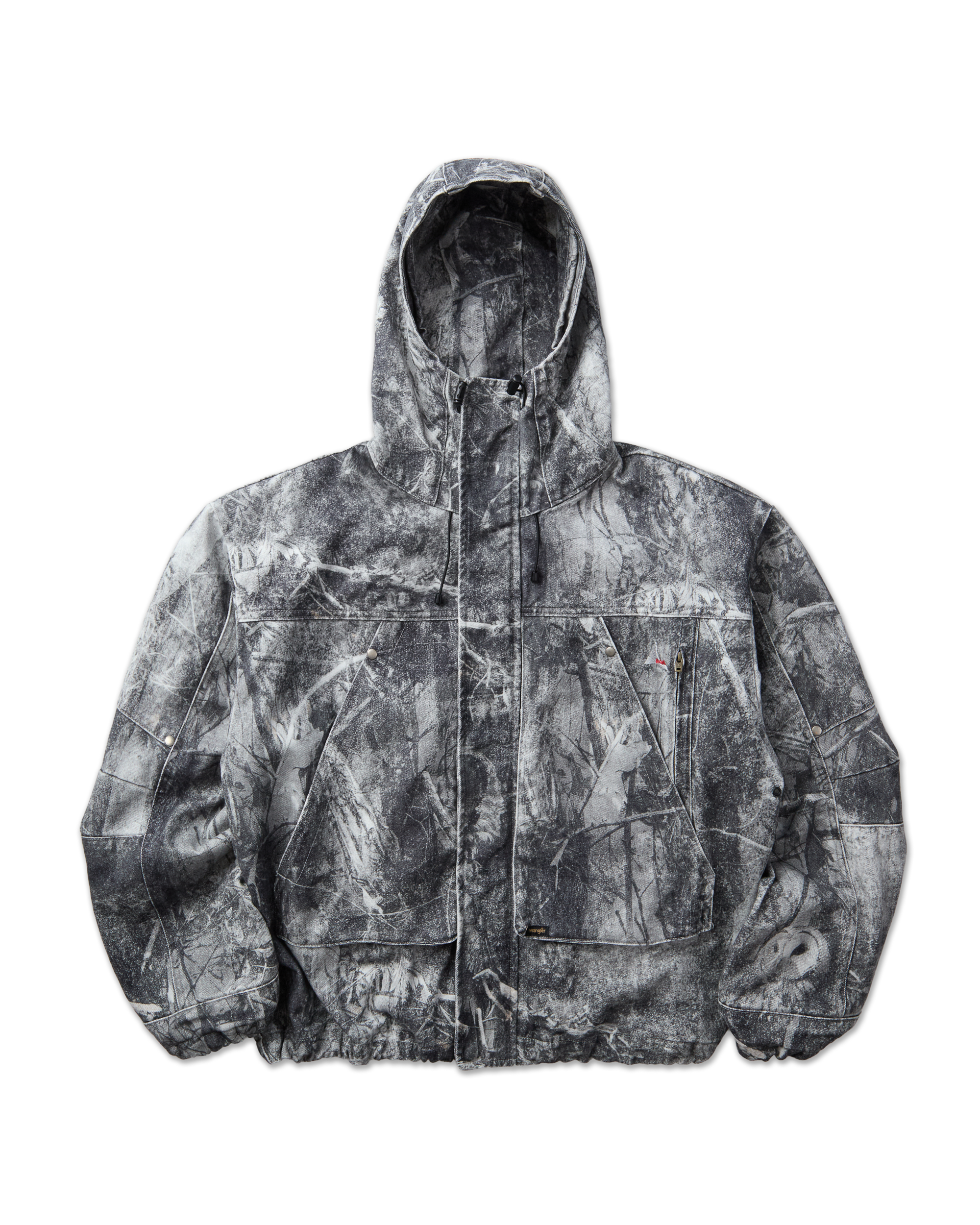 ROA ROA x Wrangler Denim Hooded Jacket J355099-S-Grey 9