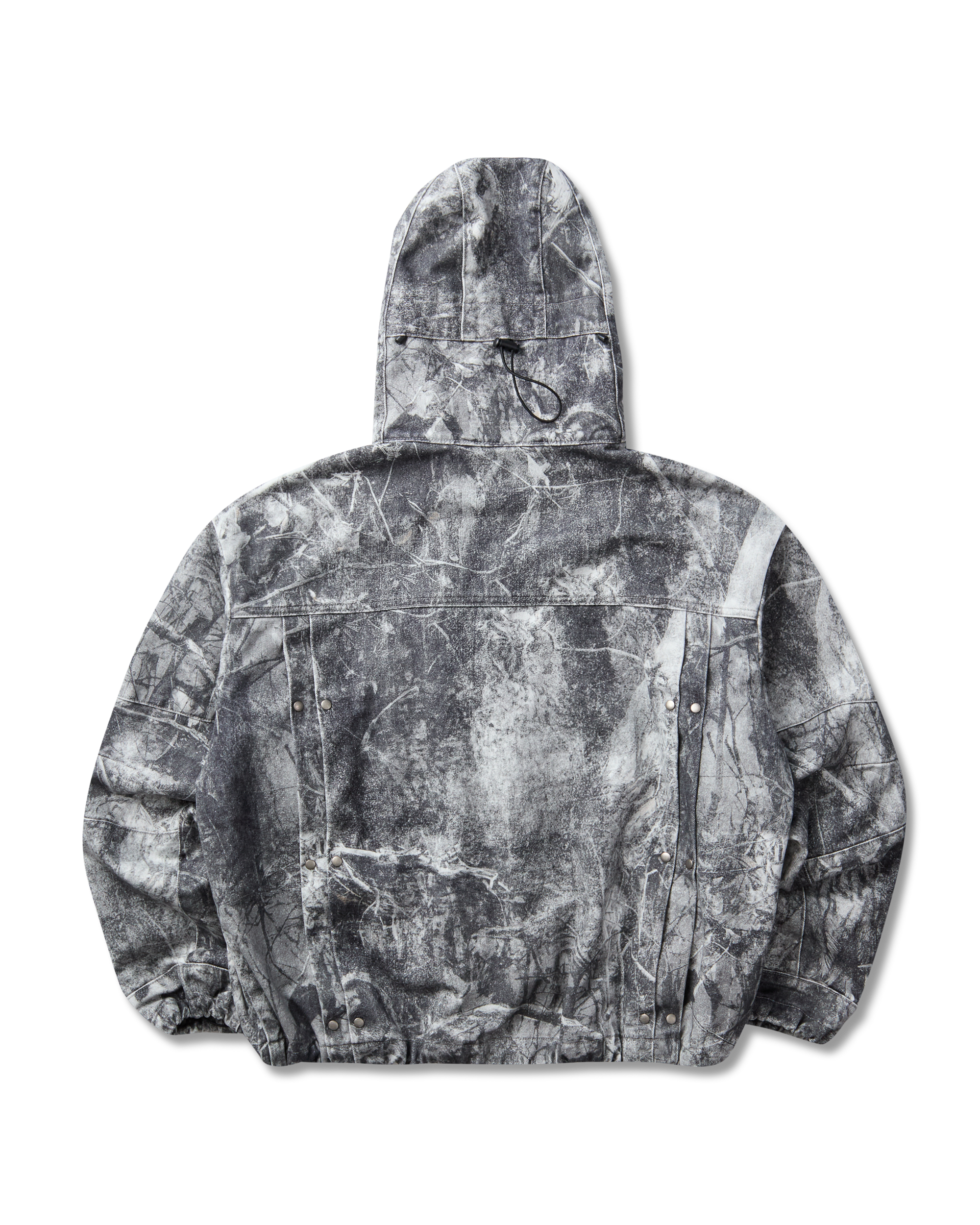 ROA ROA x Wrangler Denim Hooded Jacket J355099-S-Grey 10