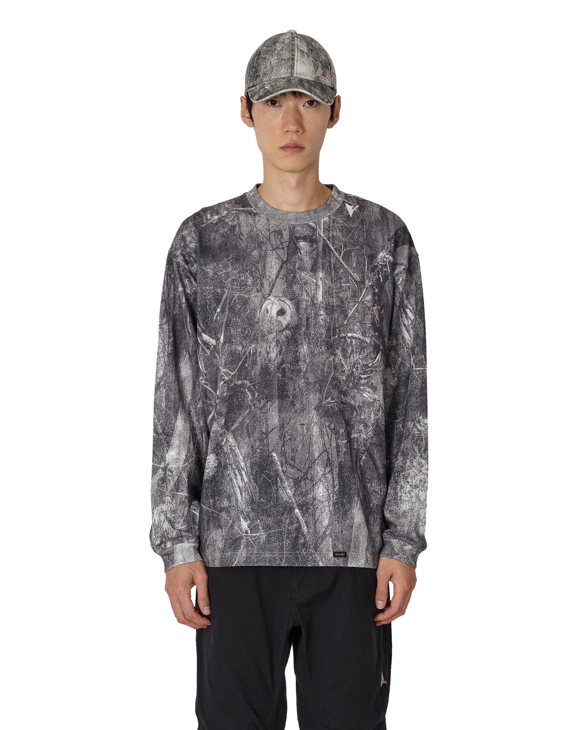 ROA ROA x Wrangler Jersey Long Sleeve J355101-S-Grey front