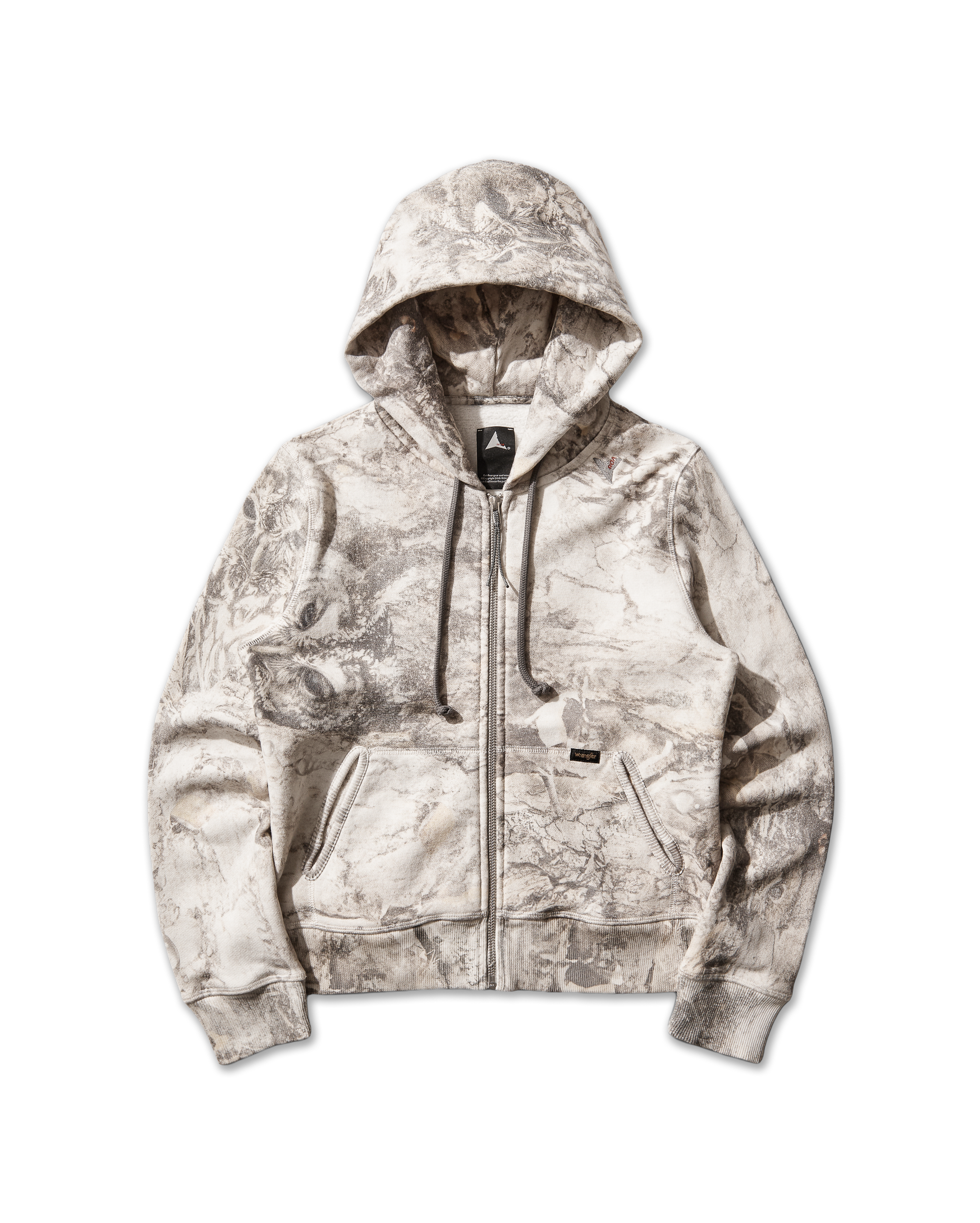 ROA ROA x Wrangler Owl All Over Baby Zip-Up J355781-XS-Grey 9
