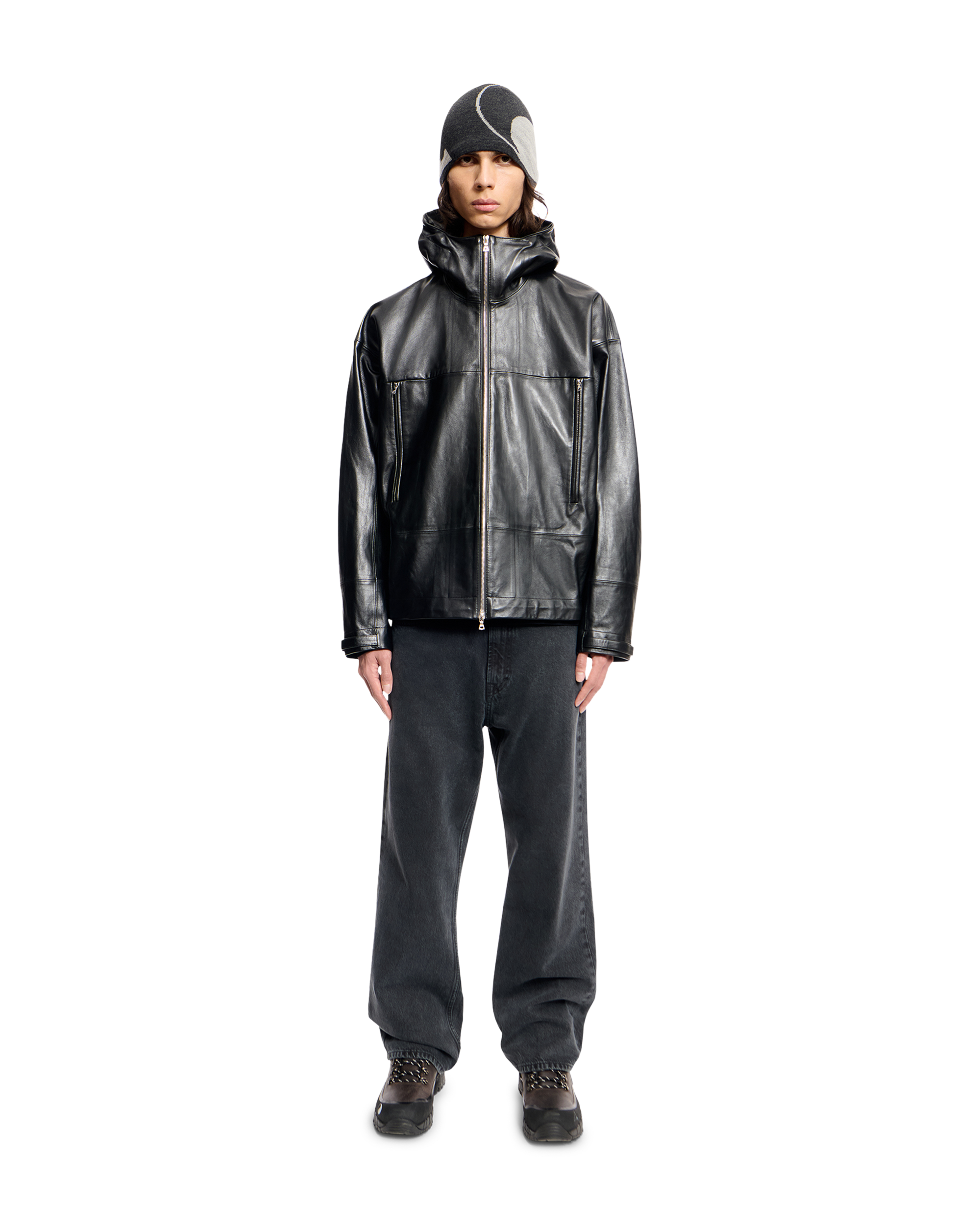 ROA Leather Shell Jacket J335570-XL-Black 2